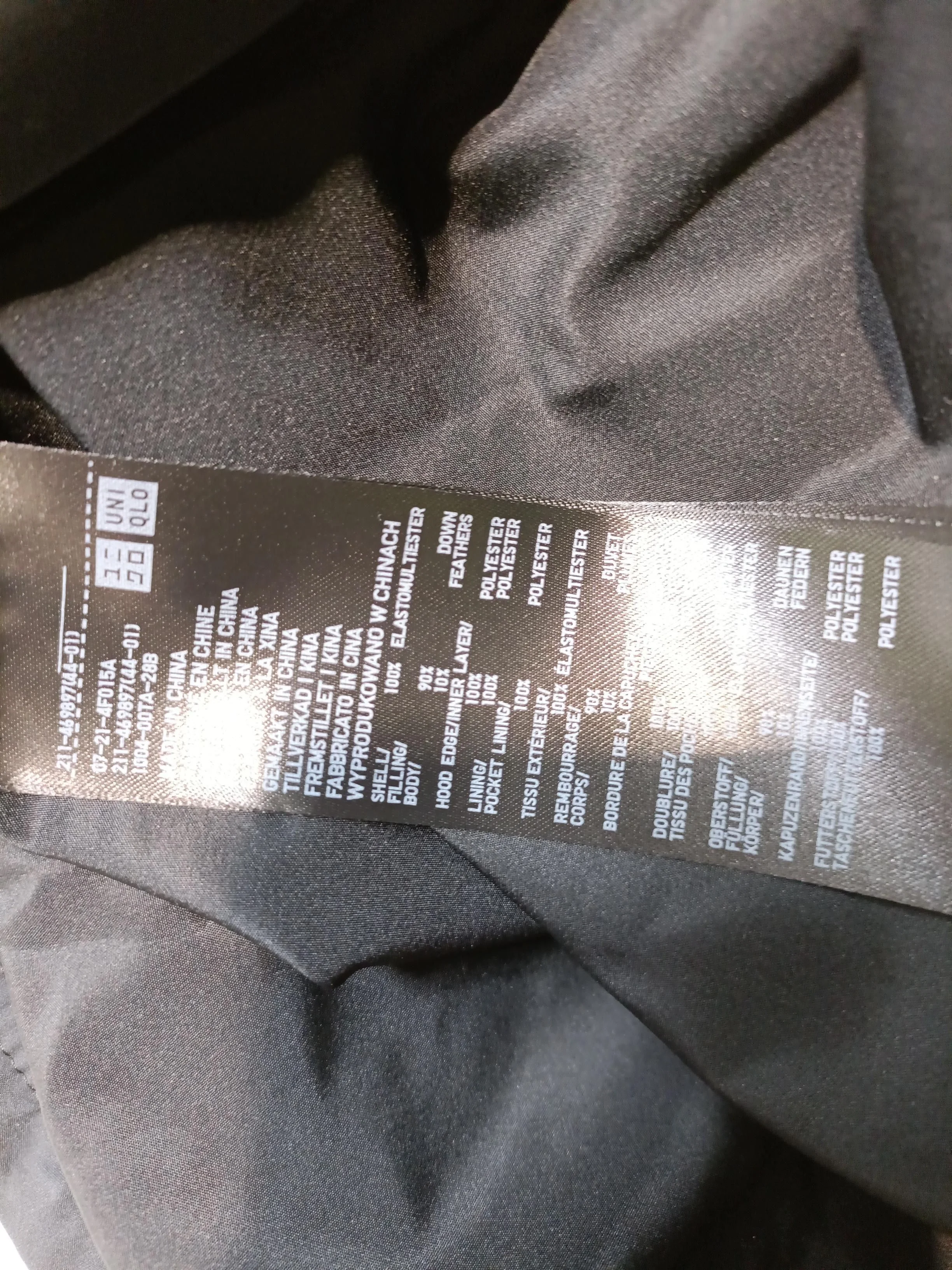 Uniqlo Parka jacket black - Image 8