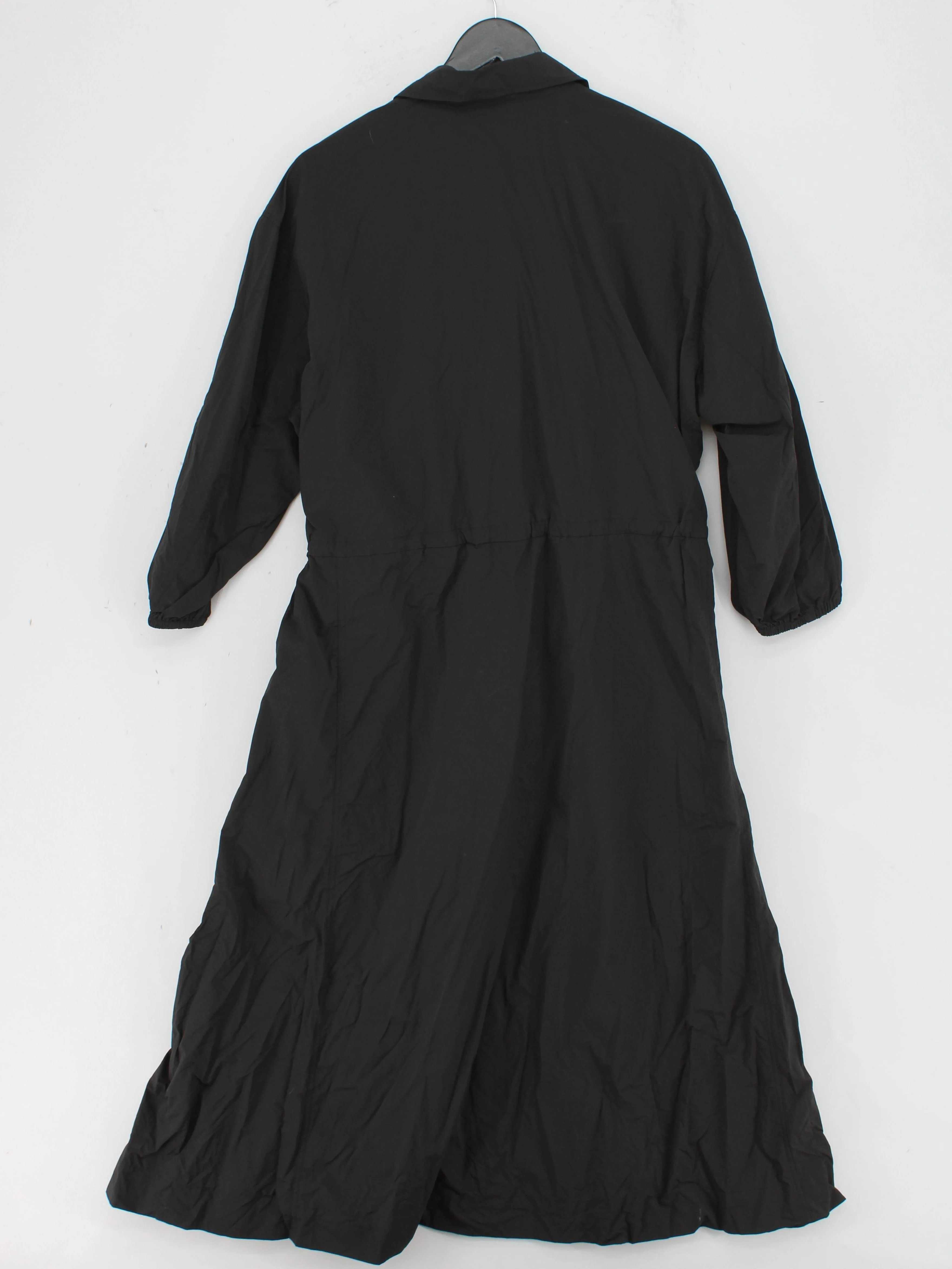 Uniqlo Shirt Maxi Dress XL in Black - Image 2