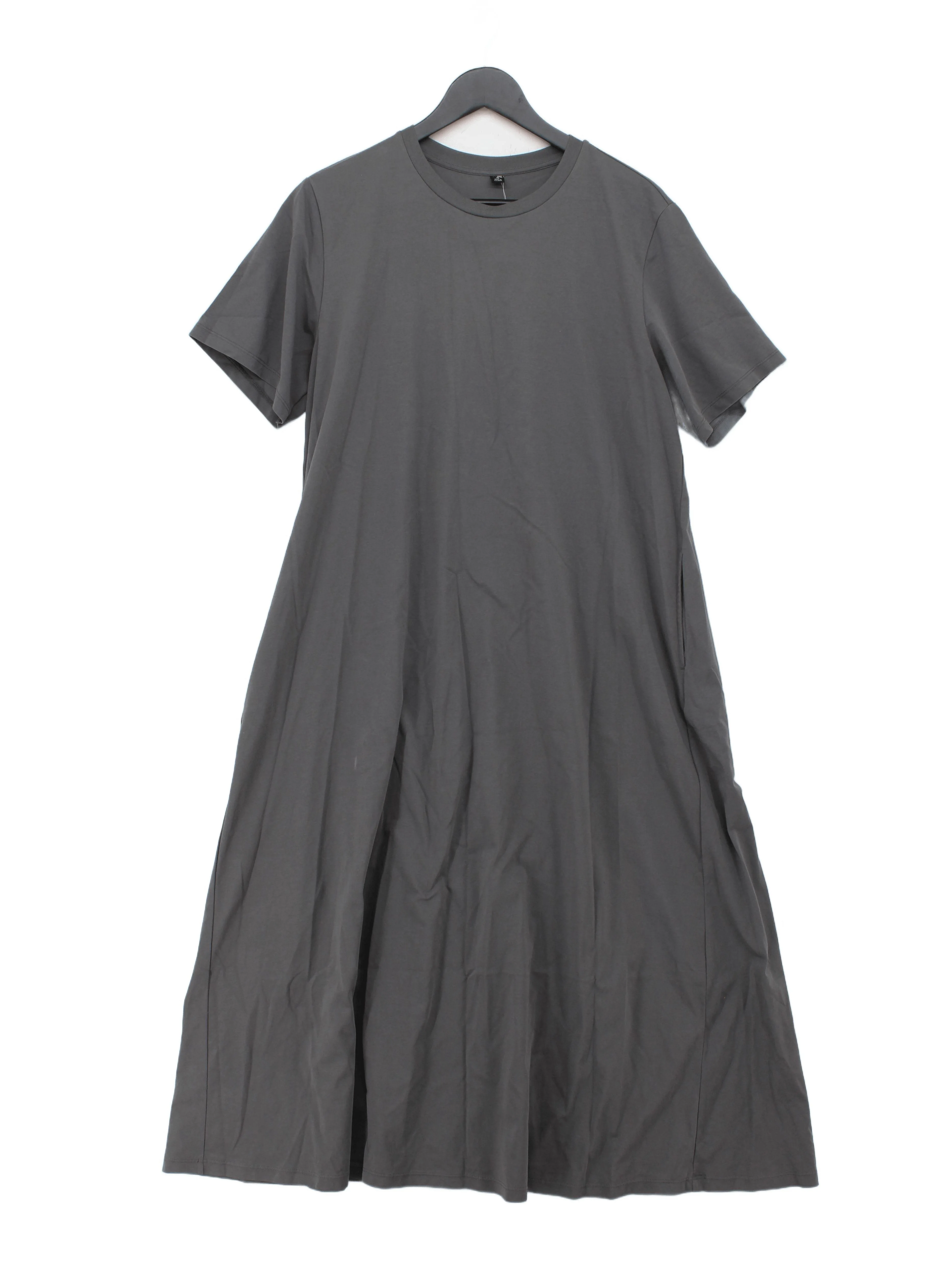 Uniqlo T-Shirt Midi Dress XL in Grey