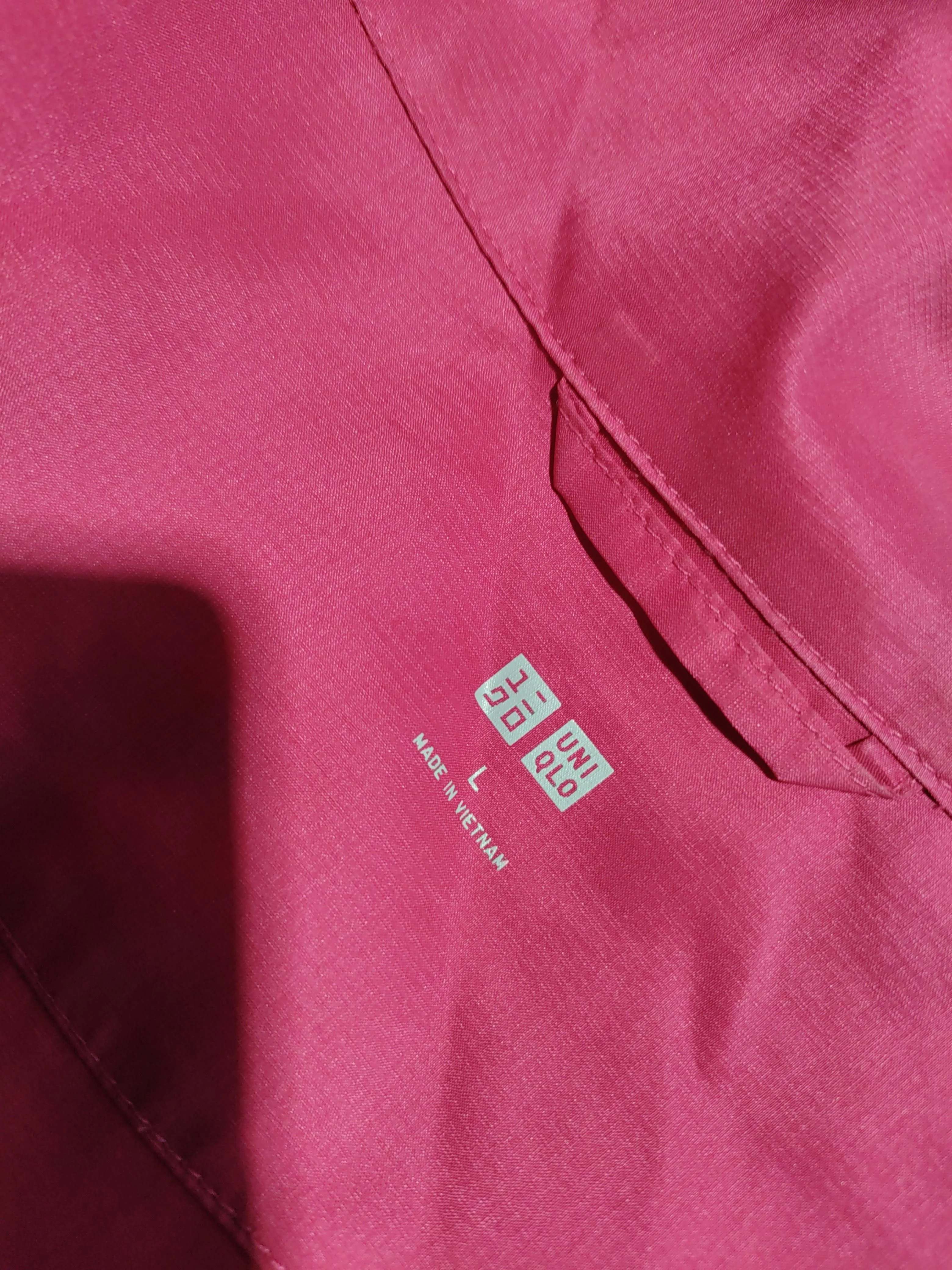 Uniqlo Windbreaker jacket pink - Image 5