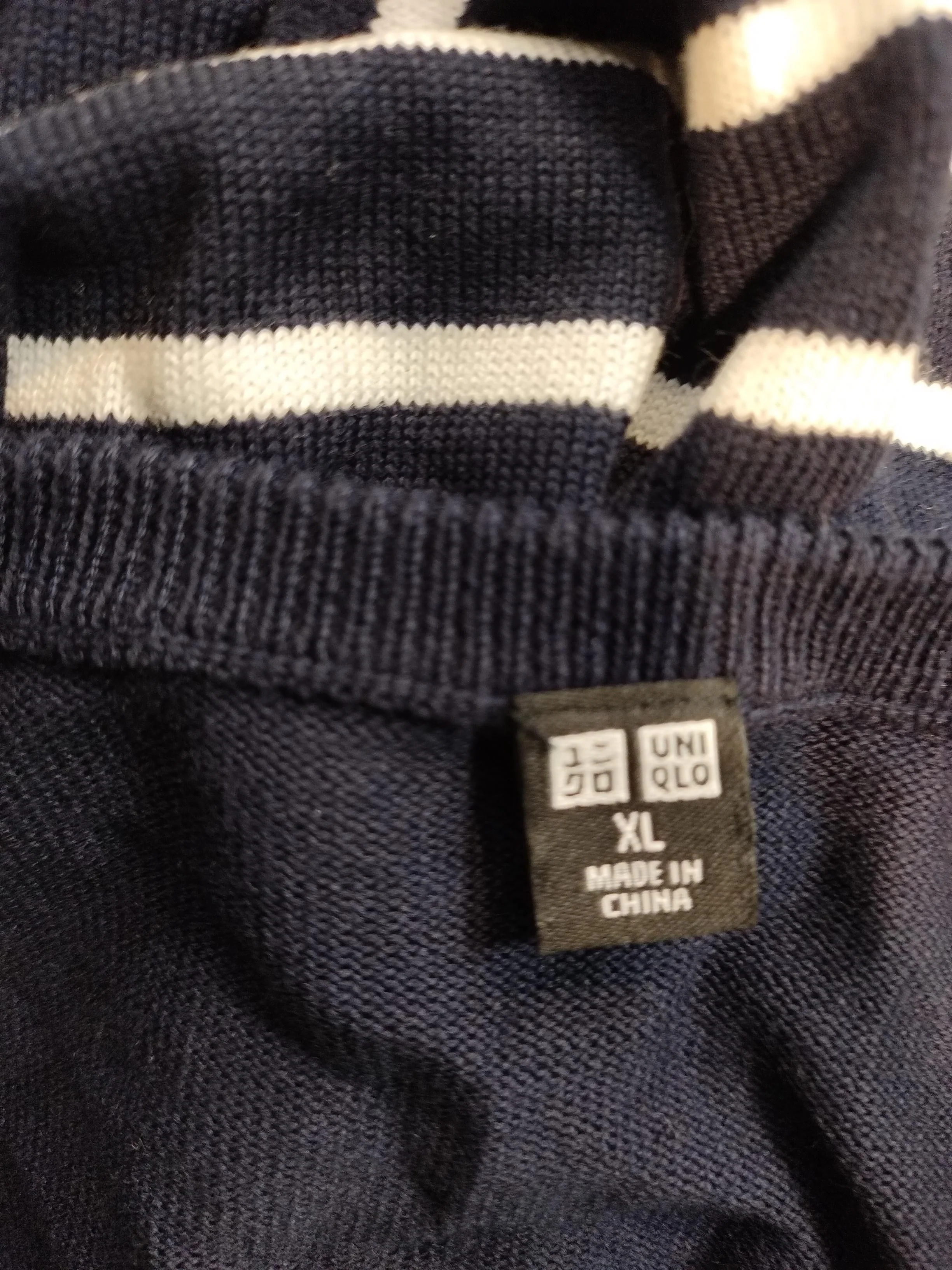 Uniqlo Women's Cardigan XL Blue Cotton with Lyocell Modal Cardigan - Image 5