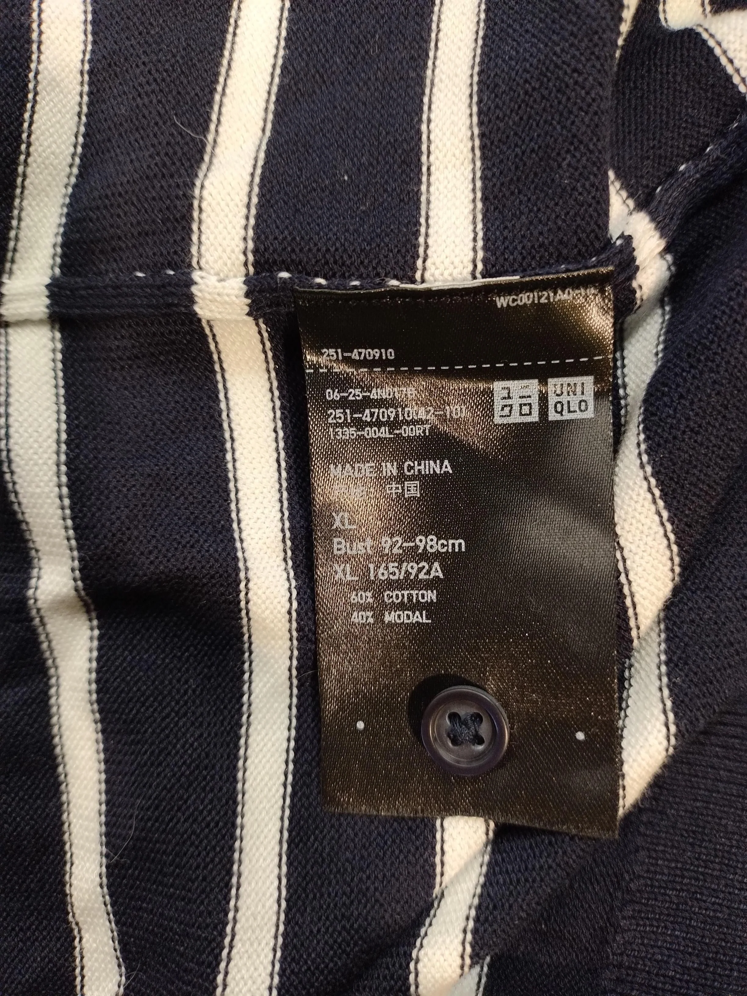 Uniqlo Women's Cardigan XL Blue Cotton with Lyocell Modal Cardigan - Image 6