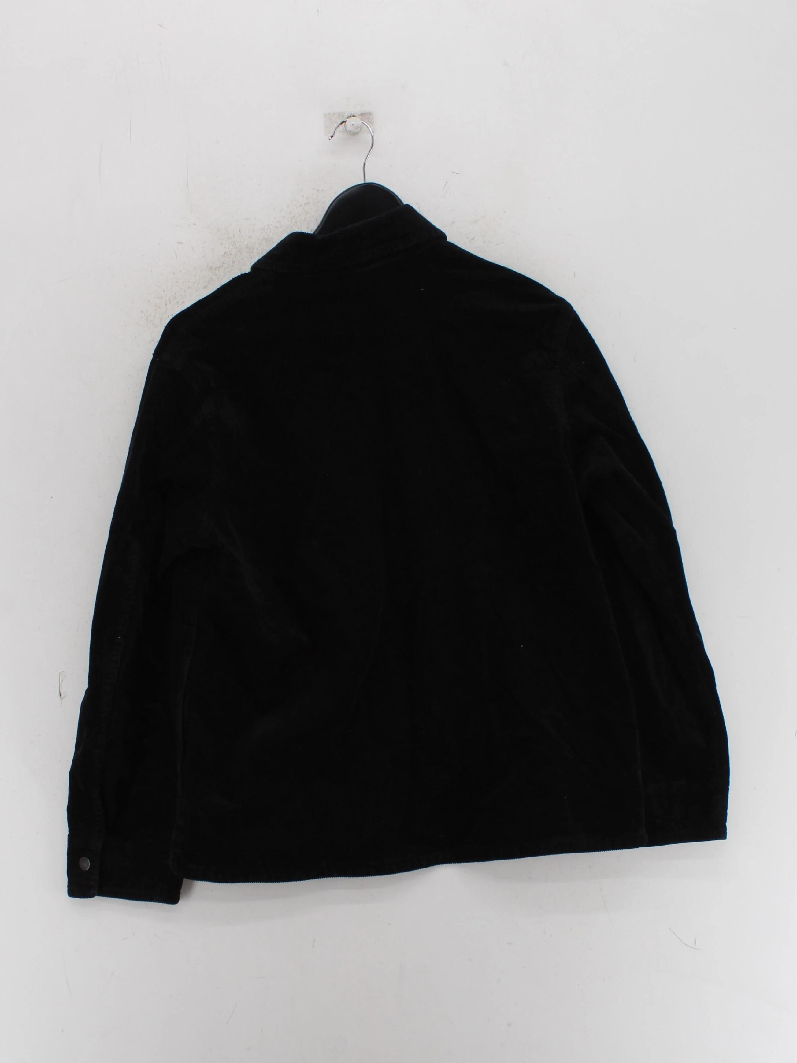 Uniqlo Women's Coat S Black Cotton with Viscose, Elastane Overcoat - Image 2
