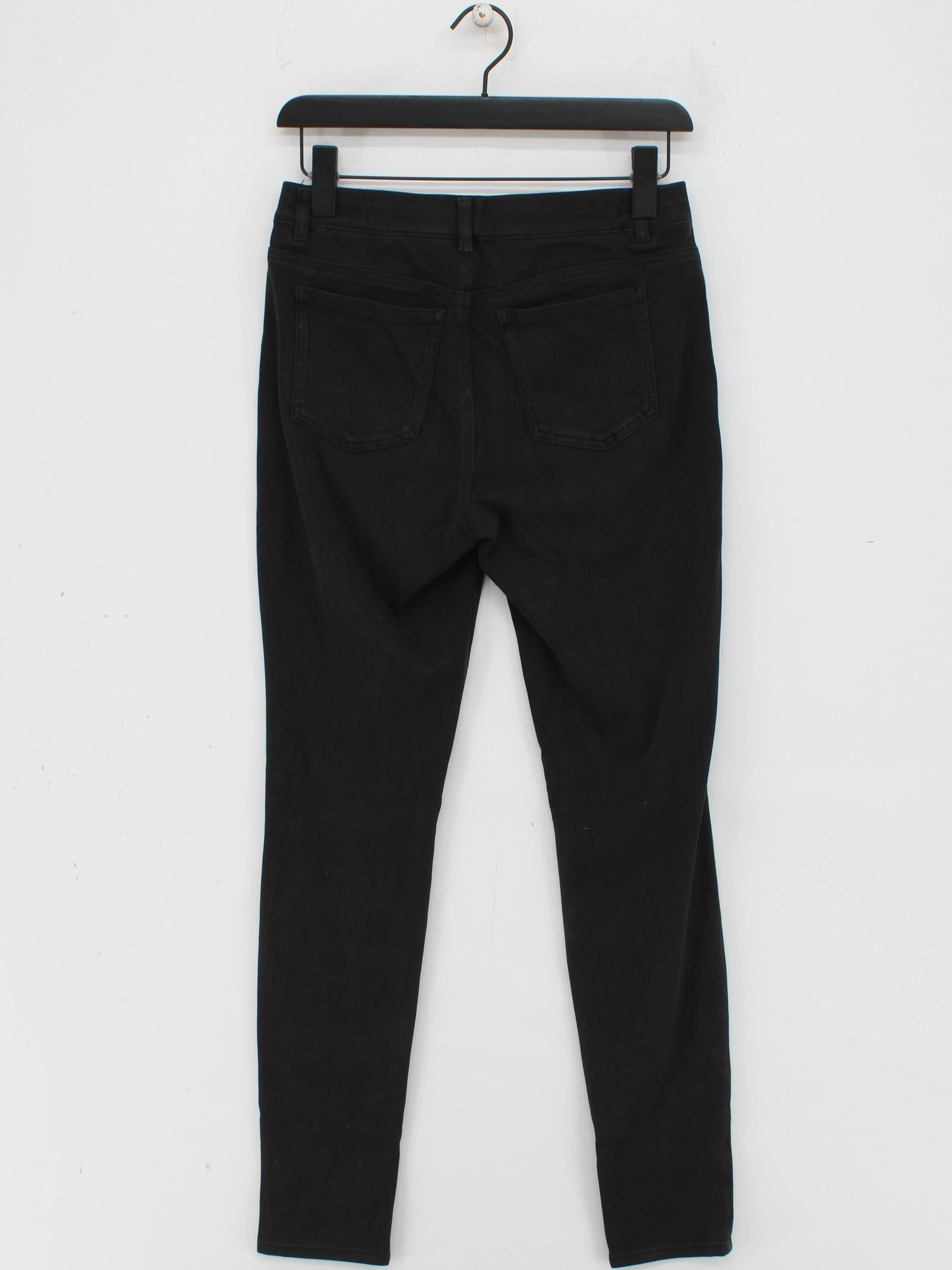 Uniqlo Women's Jeans M Black Cotton with Polyester, Elastane Jegging - Image 2