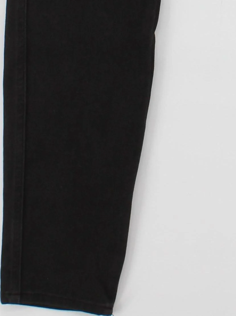 Uniqlo Women's Jeans M Black Cotton with Polyester, Elastane Jegging - Image 4
