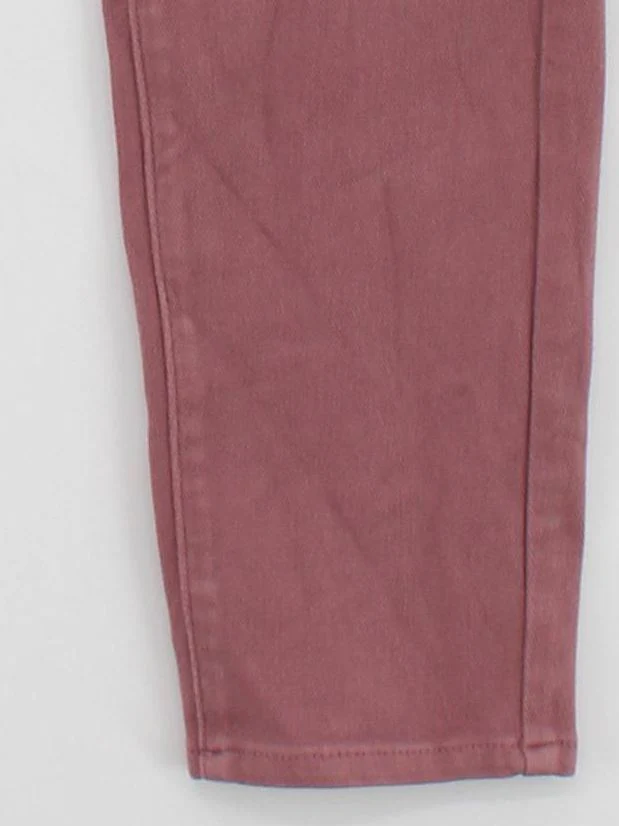 Uniqlo Women's Jeans M Pink Cotton with Polyester, Elastane Jegging - Image 4