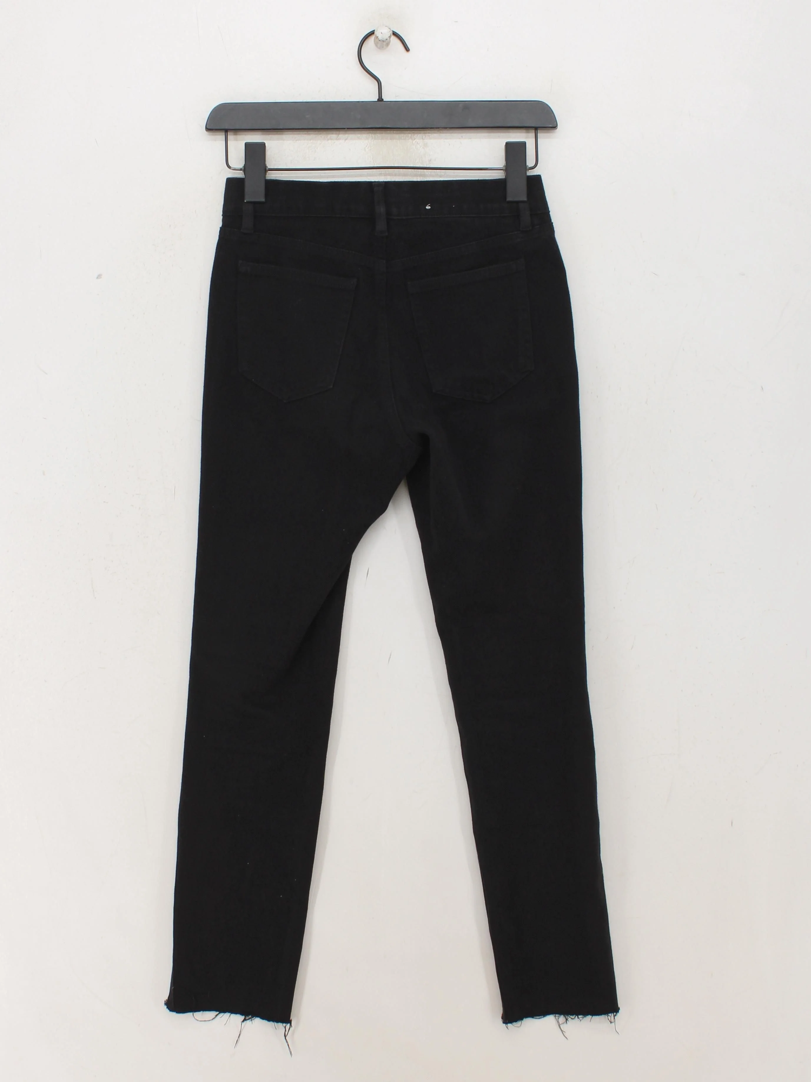 Uniqlo Women's Jeans S Black Cotton with Polyester, Rayon, Spandex Skinny - Image 2