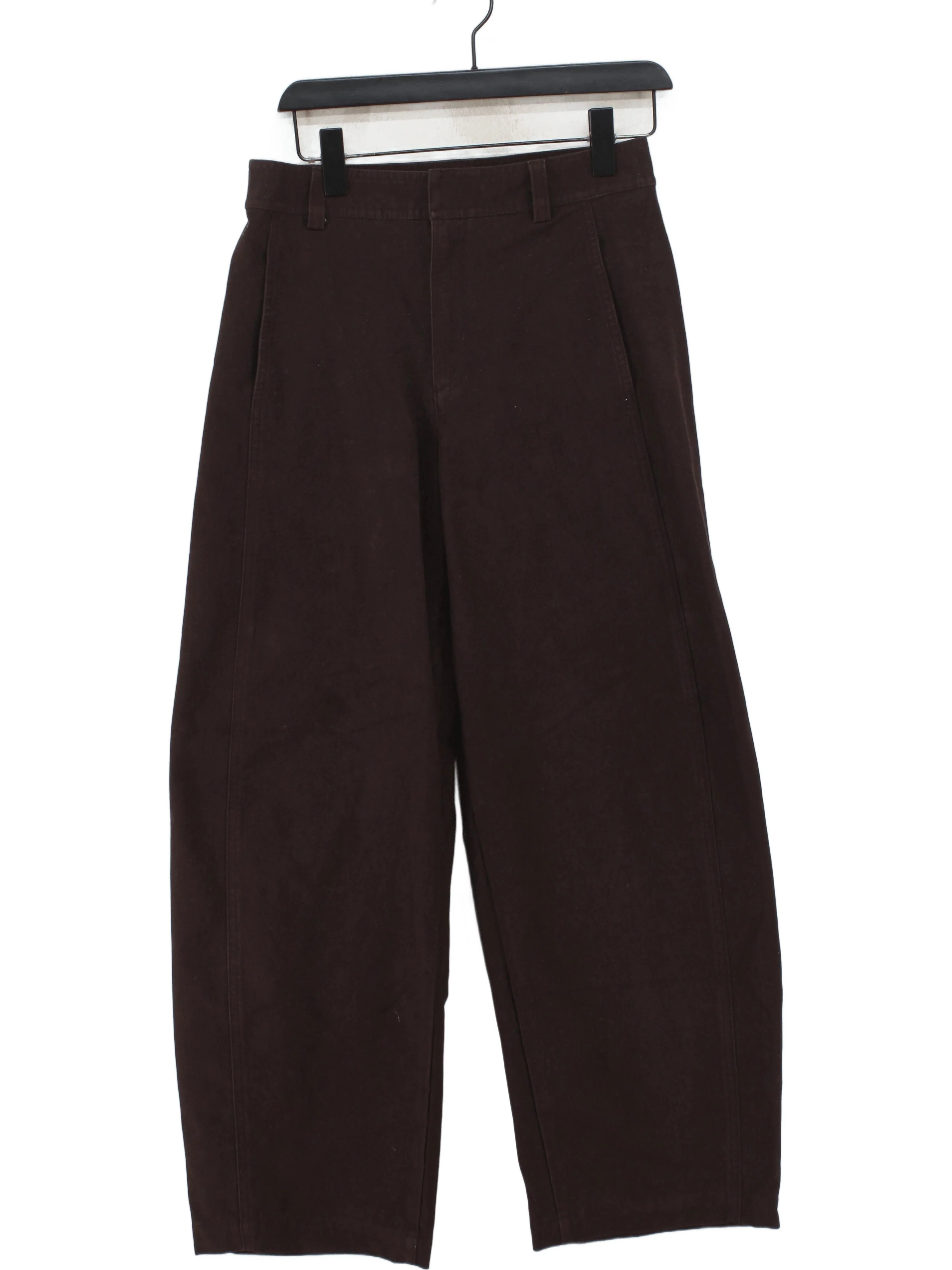 Uniqlo Women's Jeans S Brown Cotton with Elastane, Polyester Straight