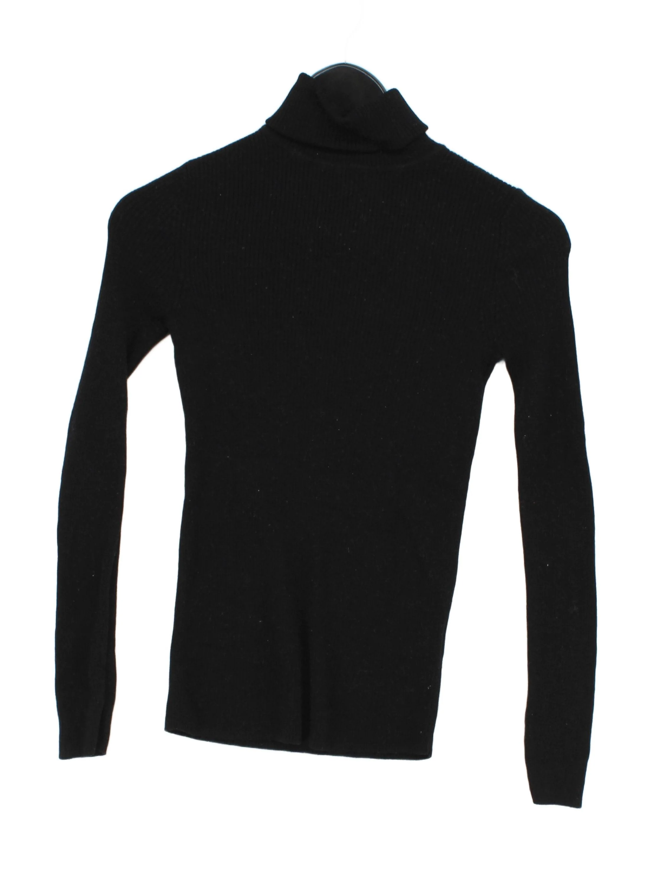 Uniqlo Women's Jumper S Black 100% Other Roll Neck Pullover