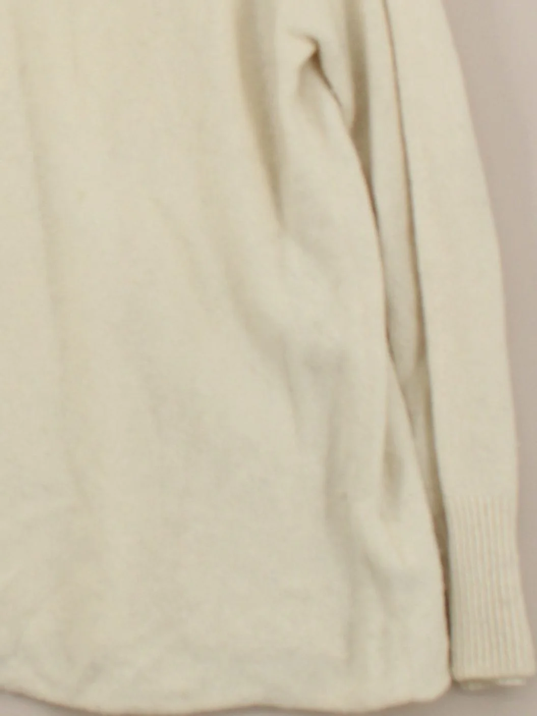 Uniqlo Women's Jumper S Cream Wool with Polyamide Round Neck Pullover - Image 4
