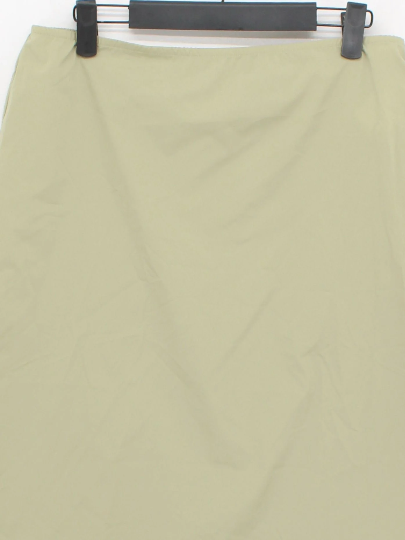 Uniqlo Women's Midi Skirt L Green Polyester with Elastane Midi Straight & Pencil - Image 3