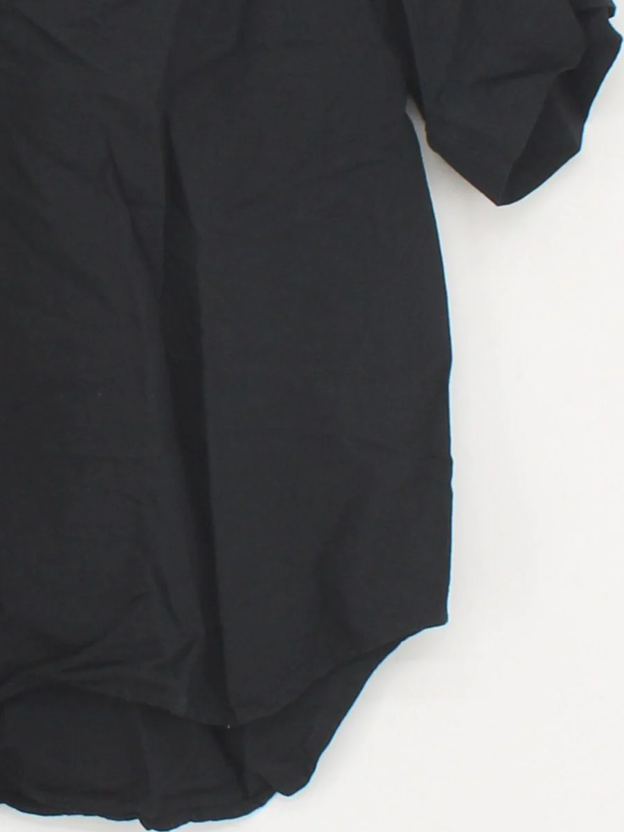 Uniqlo Women's Shirt M Black Viscose with Linen, Cotton Basic - Image 4