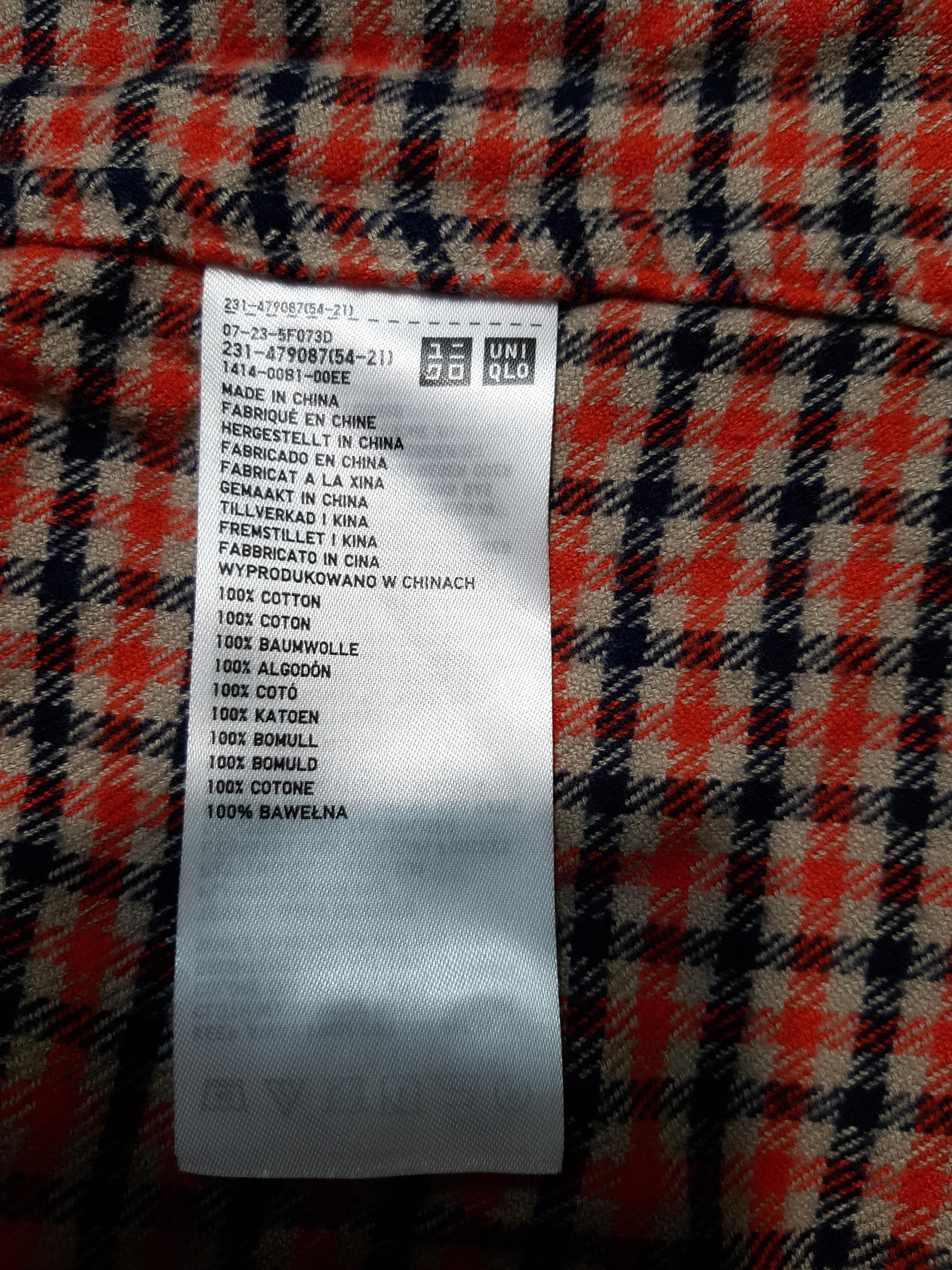 Uniqlo Women's Shirt S Multi Checkered 100% Cotton Long Sleeve Collared Basic - Image 6