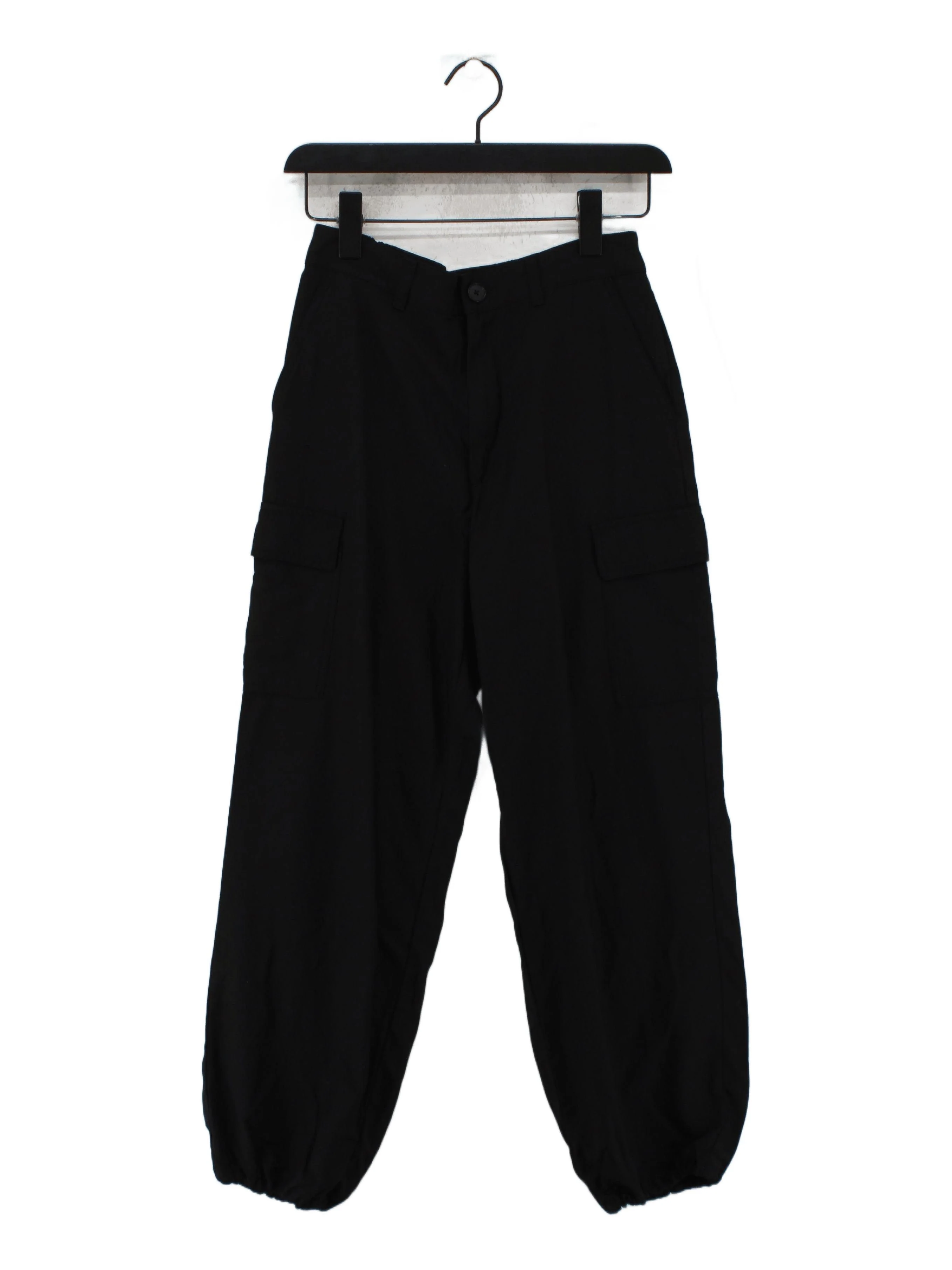 Uniqlo Women's Sports Bottoms M Black Rayon with Polyester Tapered Sweatpants