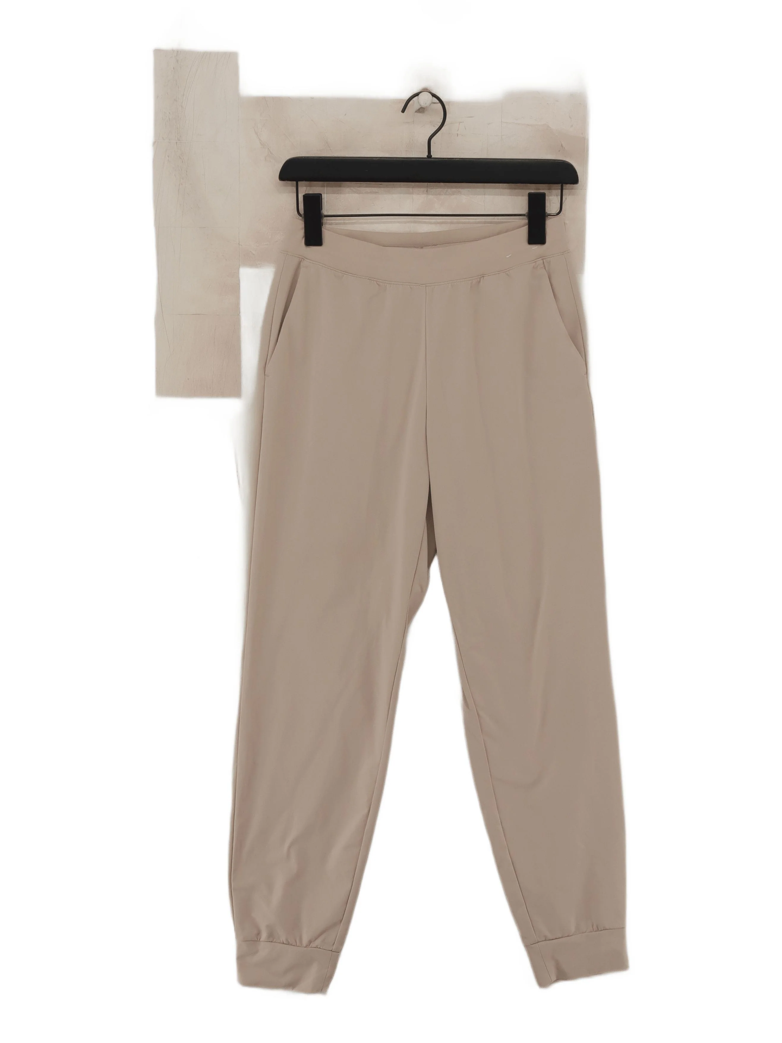 Uniqlo Women's Sports Bottoms S Tan 100% Polyester Tapered Sweatpants