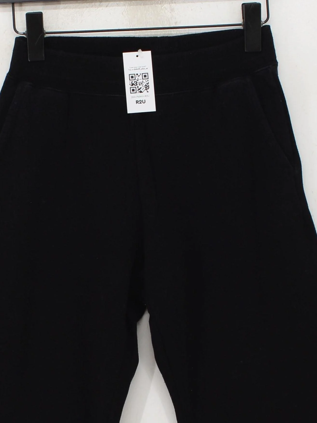 Uniqlo Women's Sports Bottoms XS Black Cotton with Elastane Wide-Leg Sweatpants - Image 3