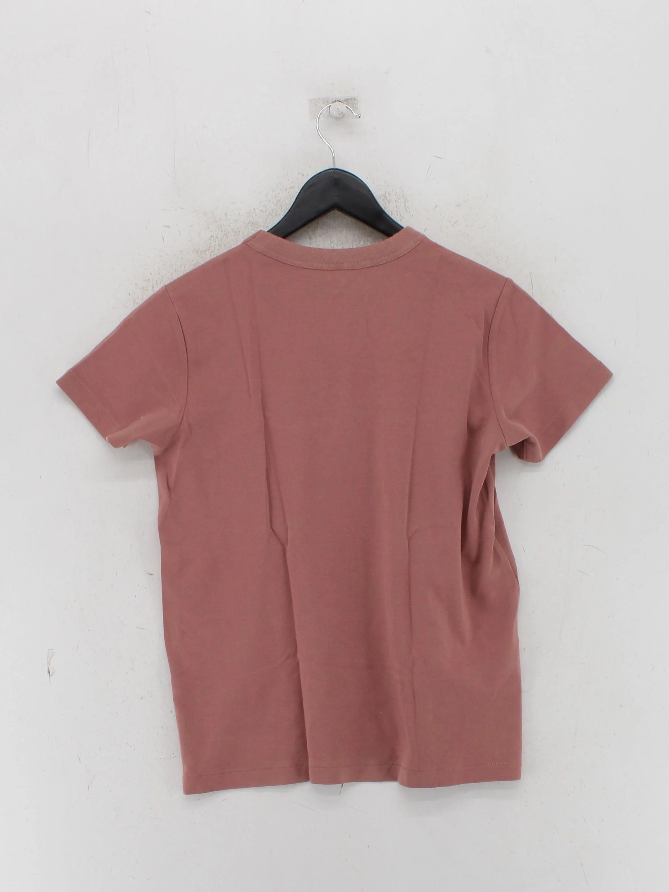 Uniqlo Women's T-Shirt L Pink 100% Cotton Short Sleeve Round Neck Basic - Image 2