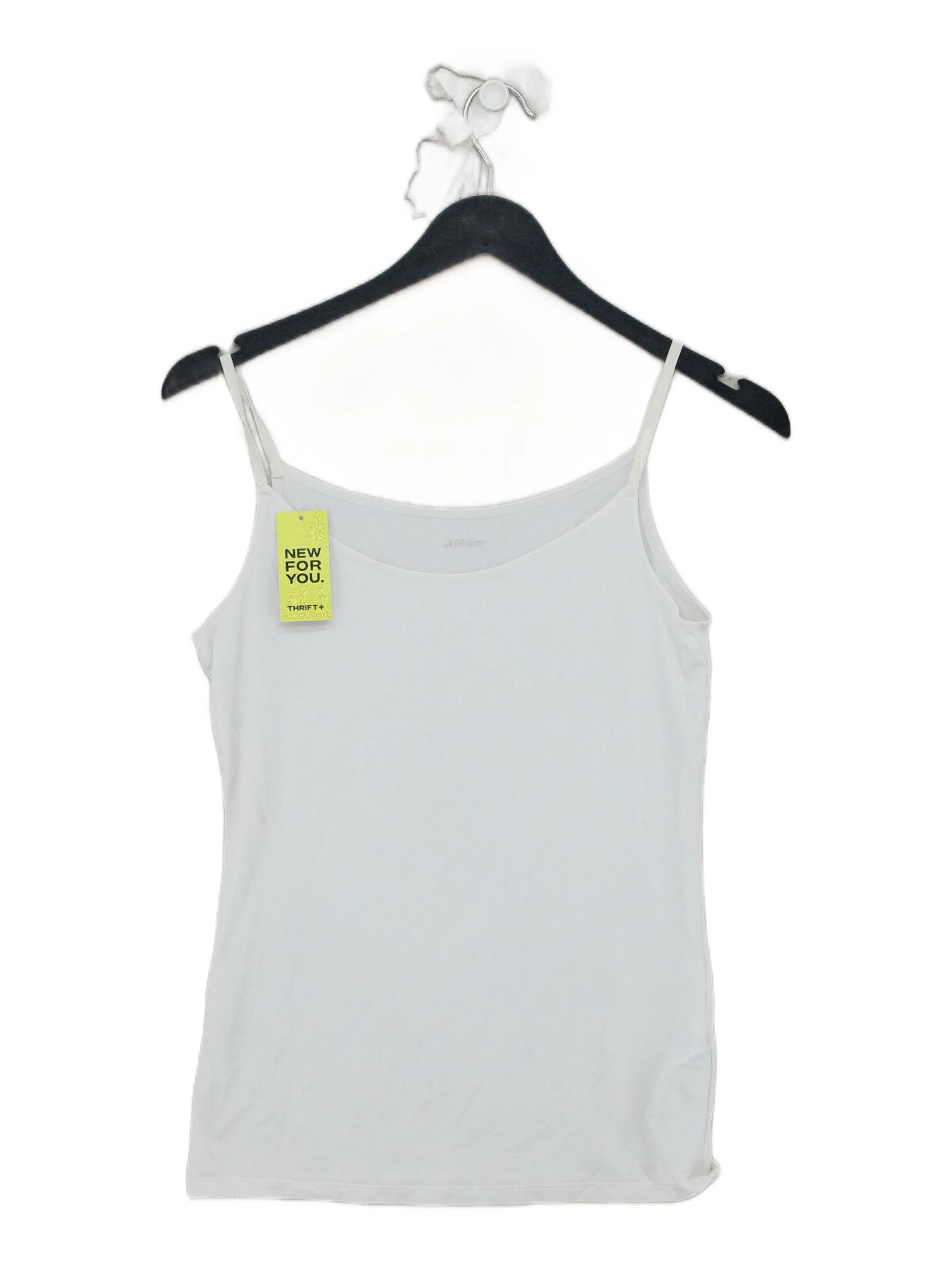 Uniqlo Women's T-Shirt M White Polyamide with Elastane, Other Camisole