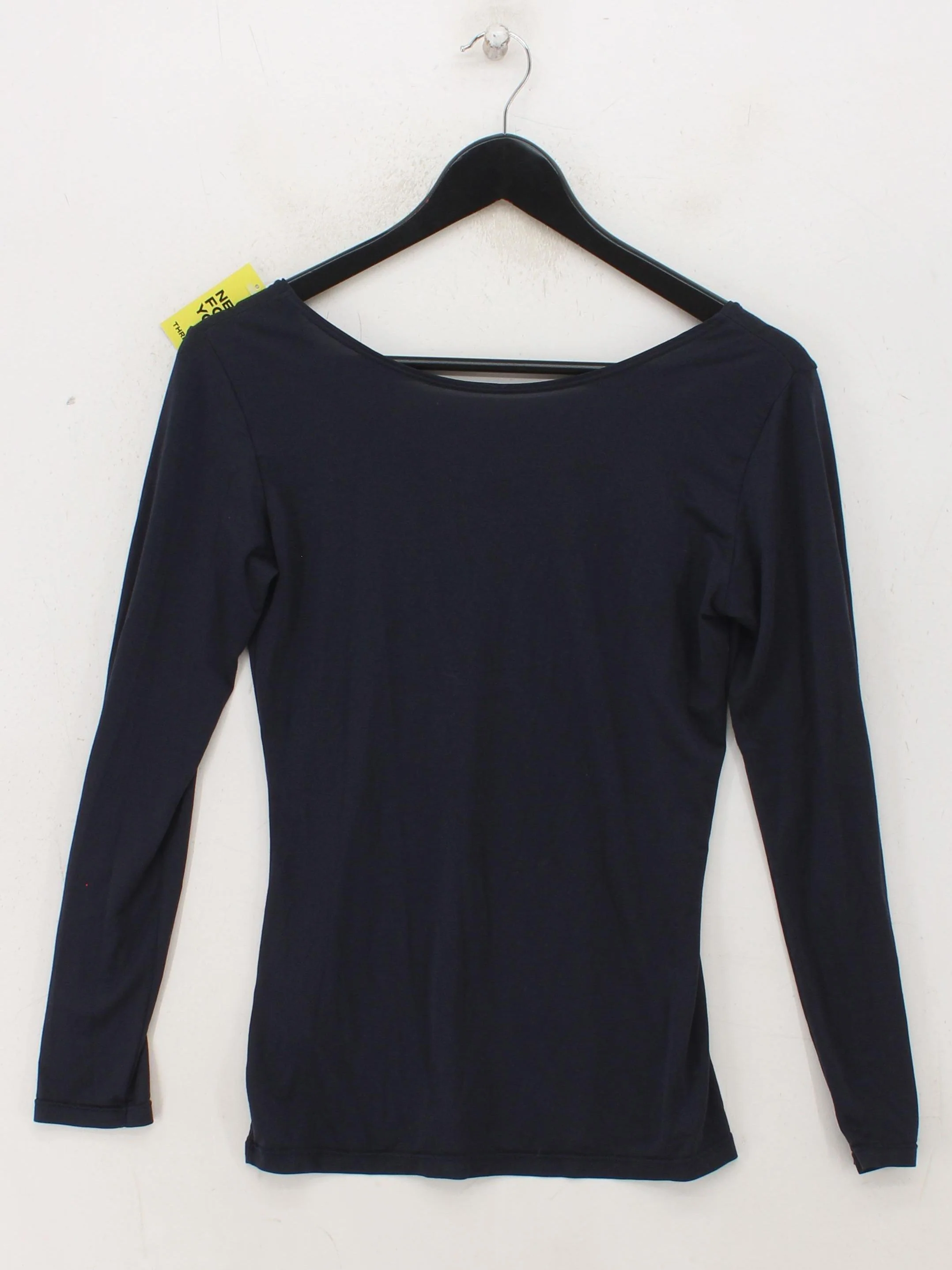 Uniqlo Women's Top UK 10 Blue Polyester with Acrylic, Viscose, Elastane Basic - Image 2