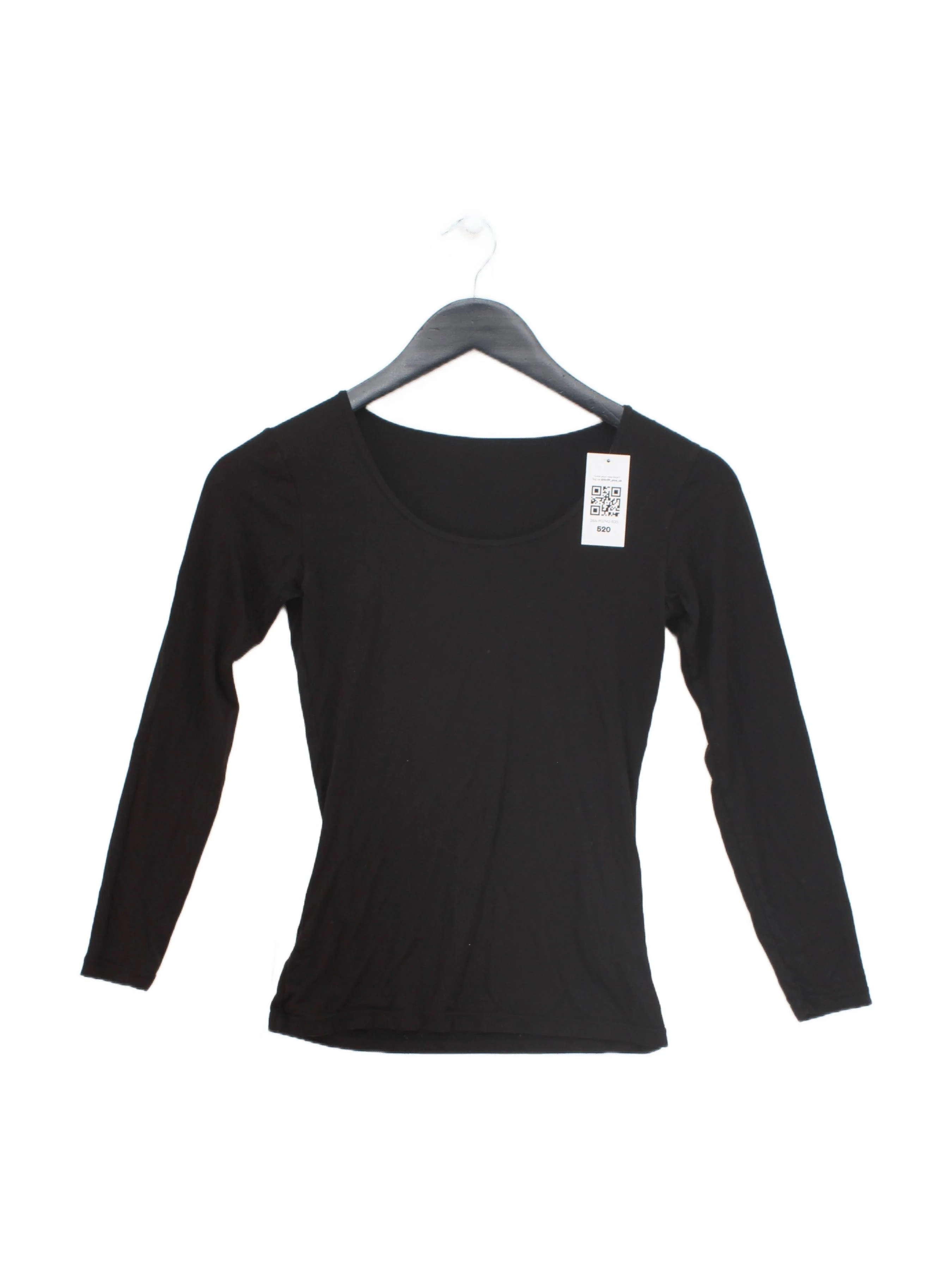 Uniqlo Women's Top XS Black Polyester with Acrylic, Viscose, Elastane Basic