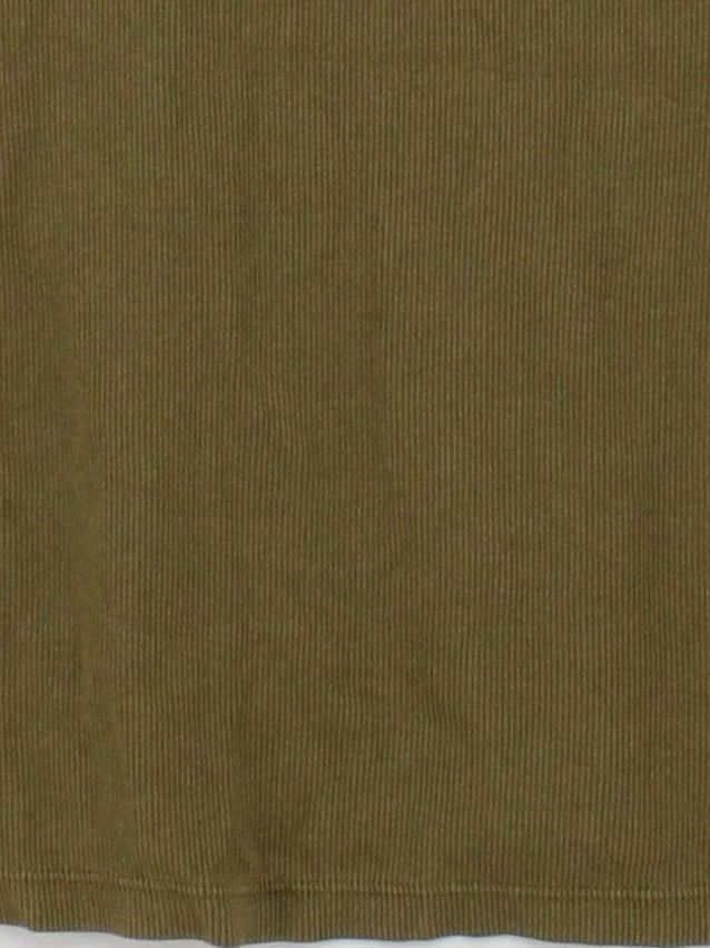 Uniqlo Women's Top XS Green Cotton with Viscose, Elastane Basic - Image 4