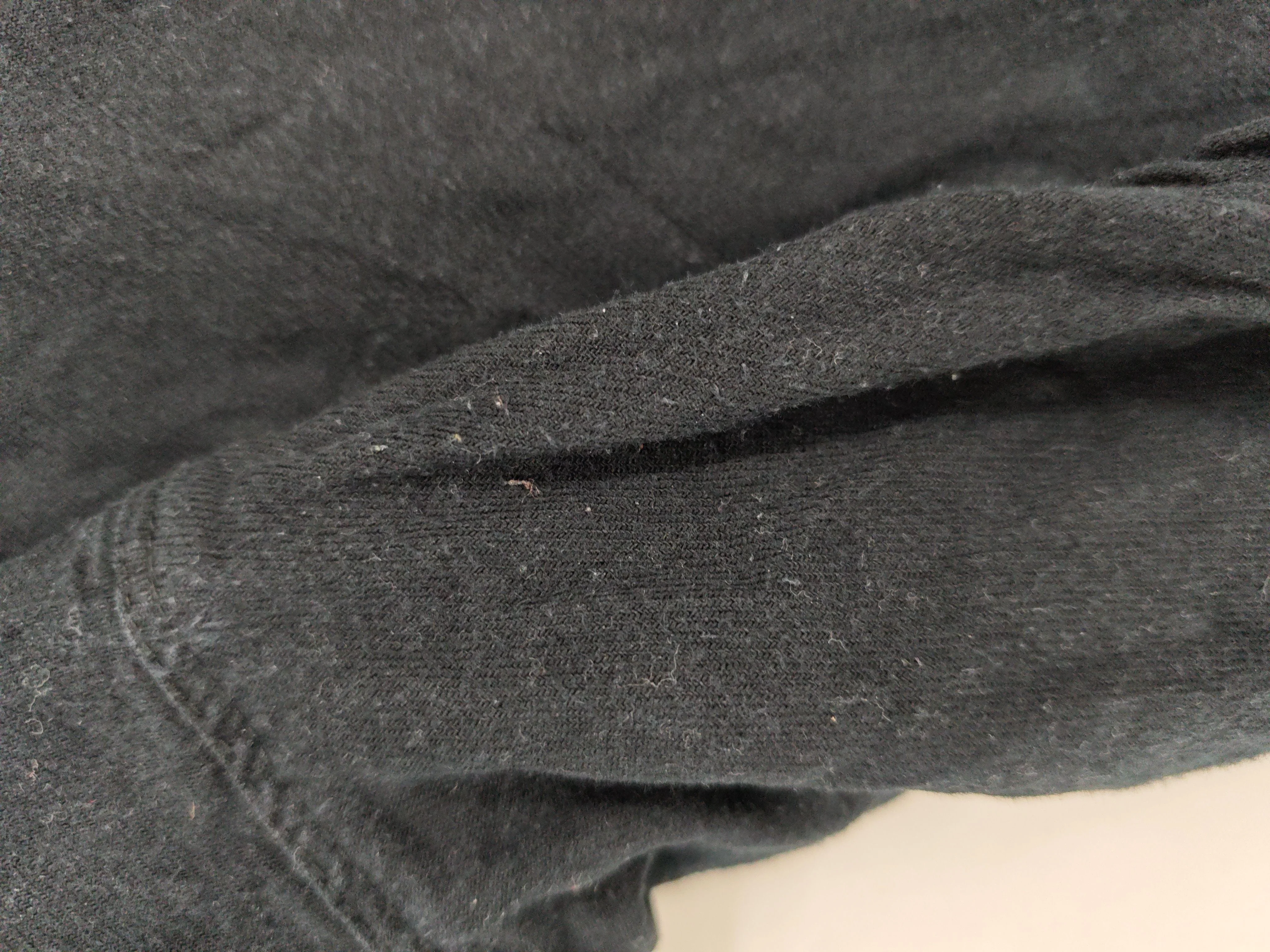 Uniqlo Women's Trousers L Black 100% Cotton Wide-Leg Sweatpants - Image 6