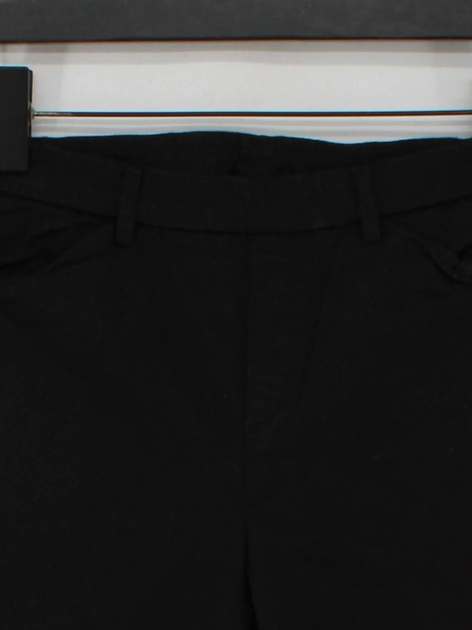 Uniqlo Women's Trousers M Black Cotton with Acrylic, Viscose, Elastane Chino - Image 3