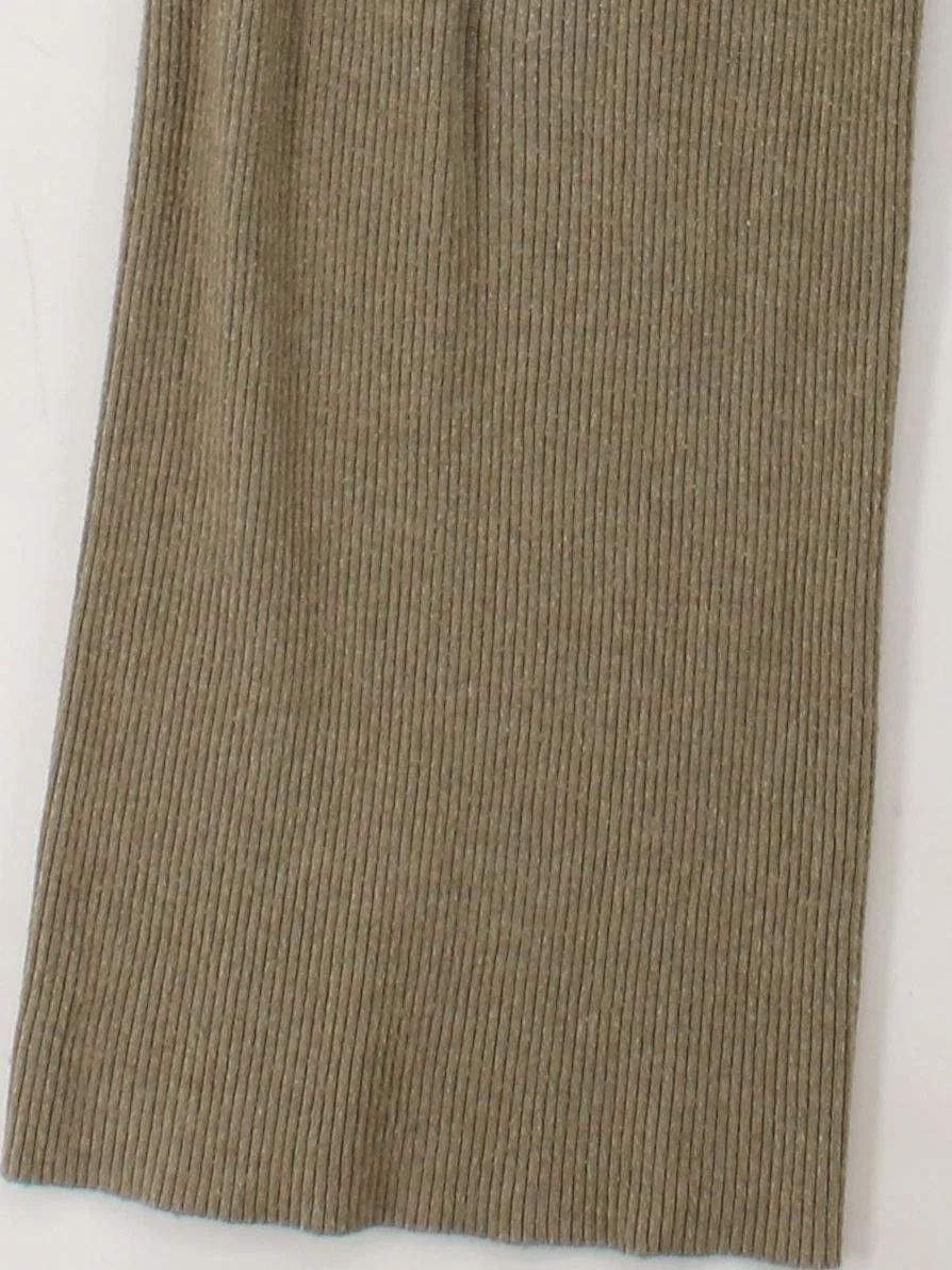 Uniqlo Women's Trousers S Tan Viscose with Polyester, Polyamide Wide-Leg Chino - Image 4