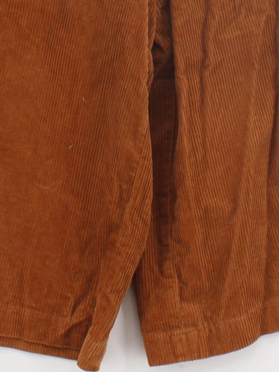 Uniqlo Women's Trousers W 28 in Brown 100% Cotton Wide-Leg Cropped - Image 4