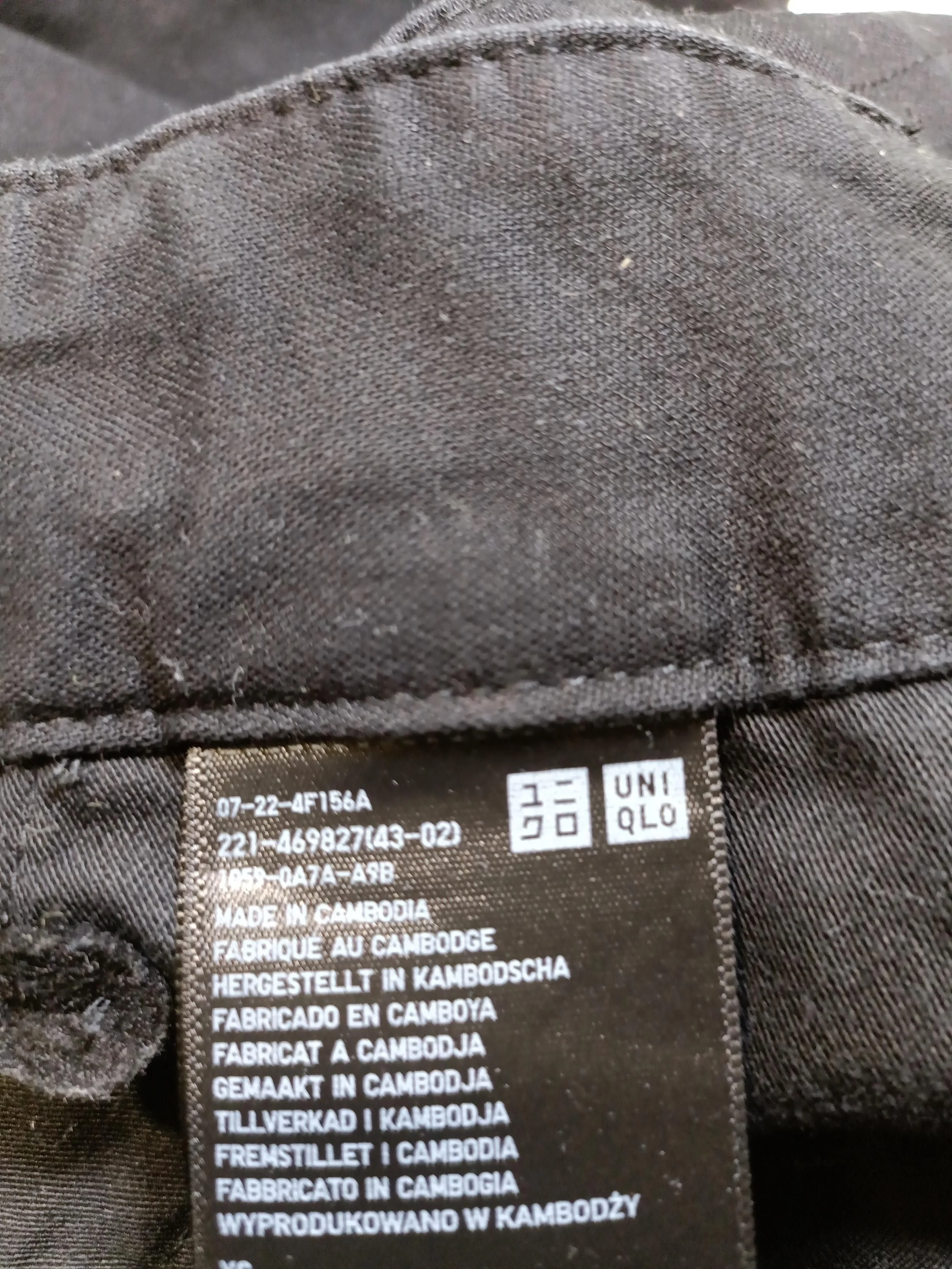 Uniqlo Women's Trousers XS Black 100% Cotton Tapered Chino - Image 5