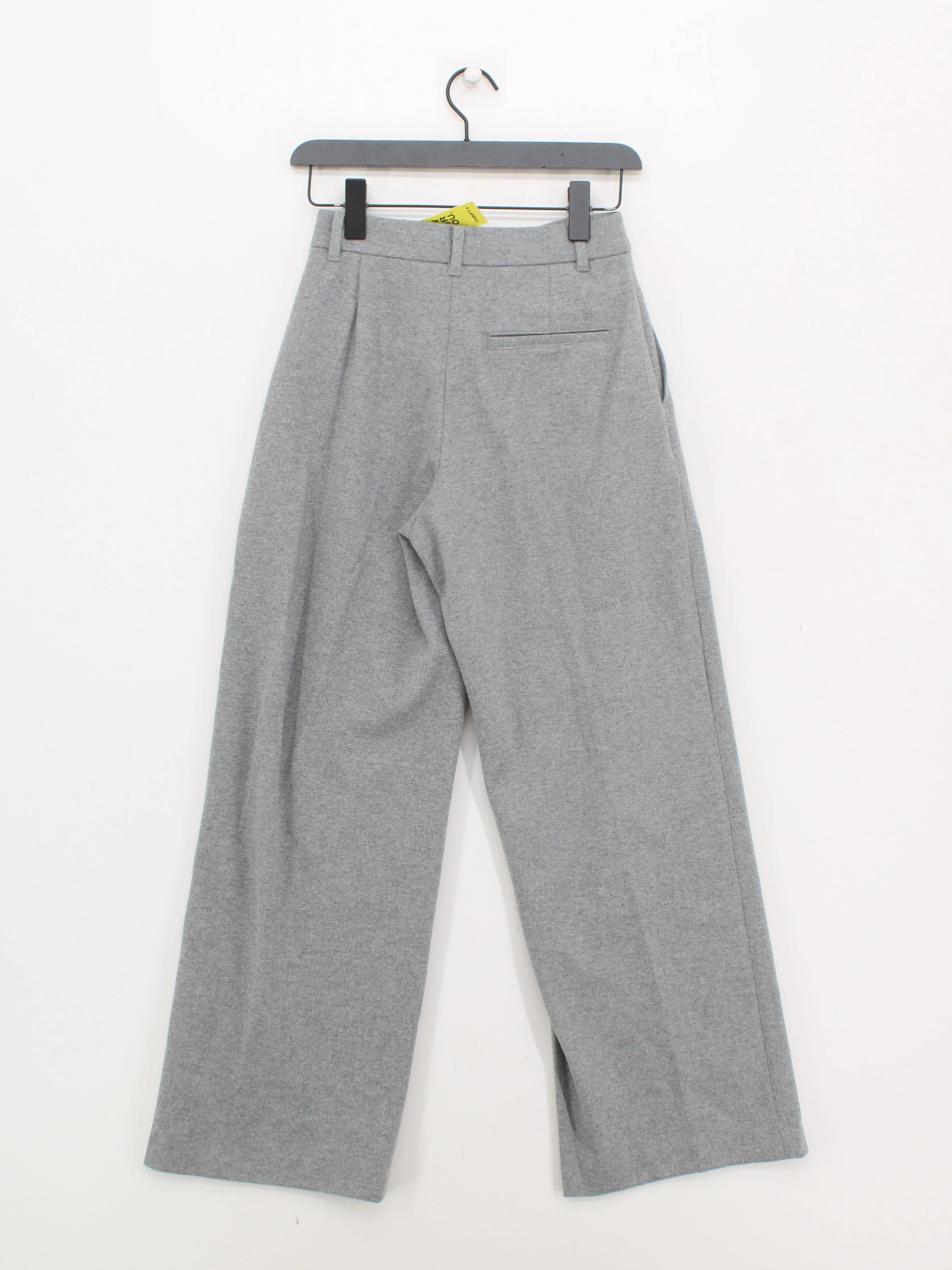 Uniqlo Women's Trousers XS Grey Cotton with Polyester, Viscose Sweatpants - Image 2