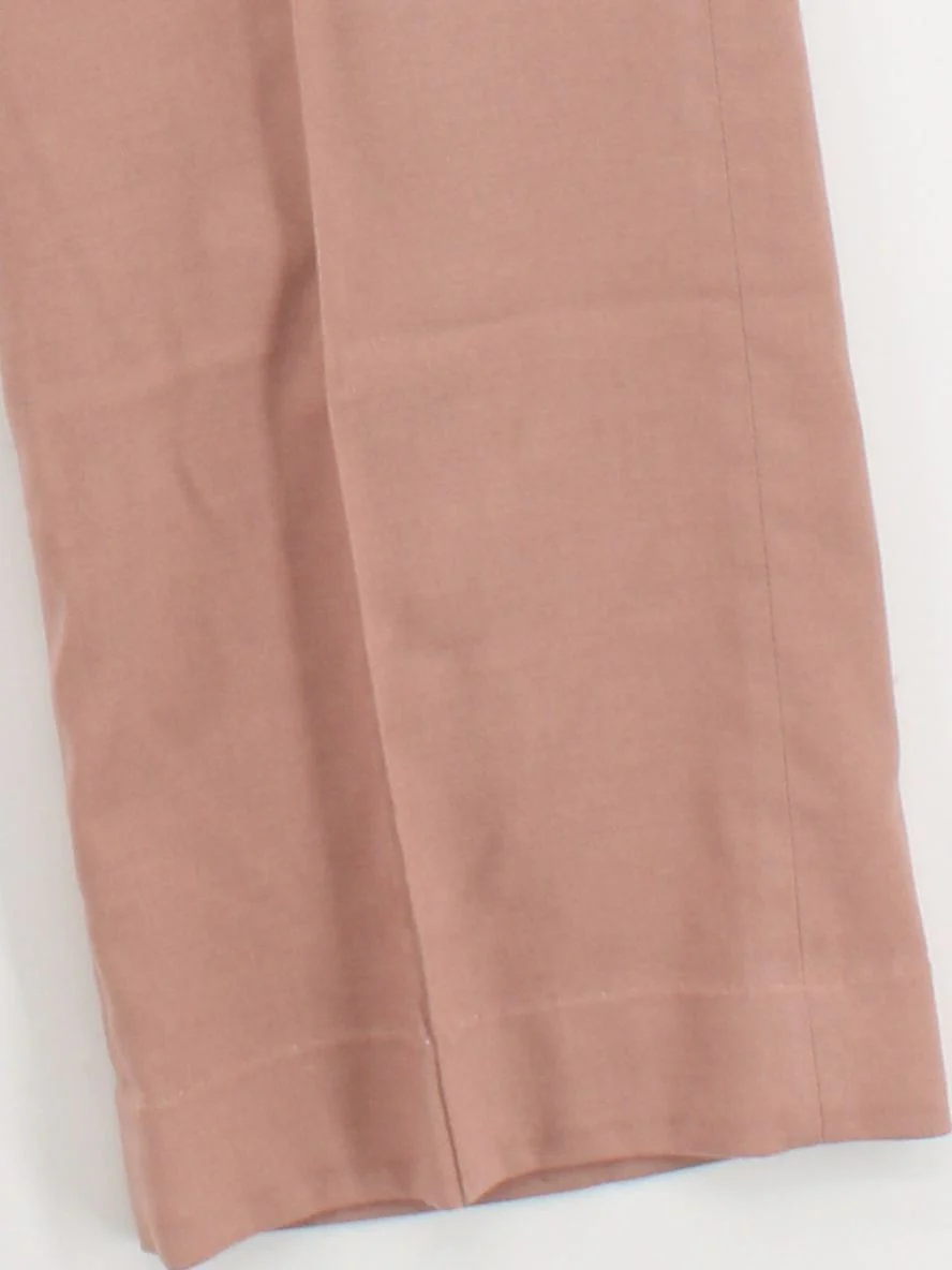 Uniqlo Women's Trousers XS Tan Polyester with Viscose, Elastane Wide-Leg Cropped - Image 4