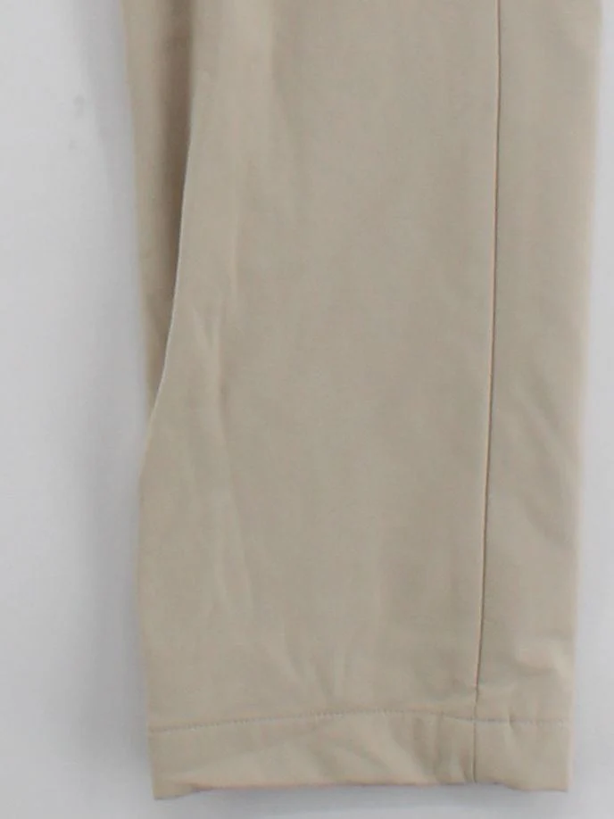 Uniqlo Women's Trousers XXS Tan Polyamide with Acrylic, Viscose, Elastane Chino - Image 4