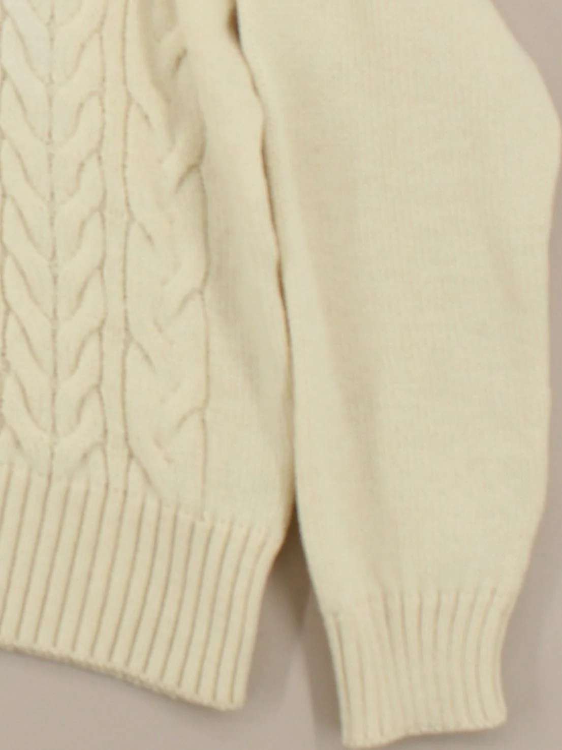 Universal Works Men's Cardigan XL Cream Wool with Polyamide V-Neck Cardigan - Image 4