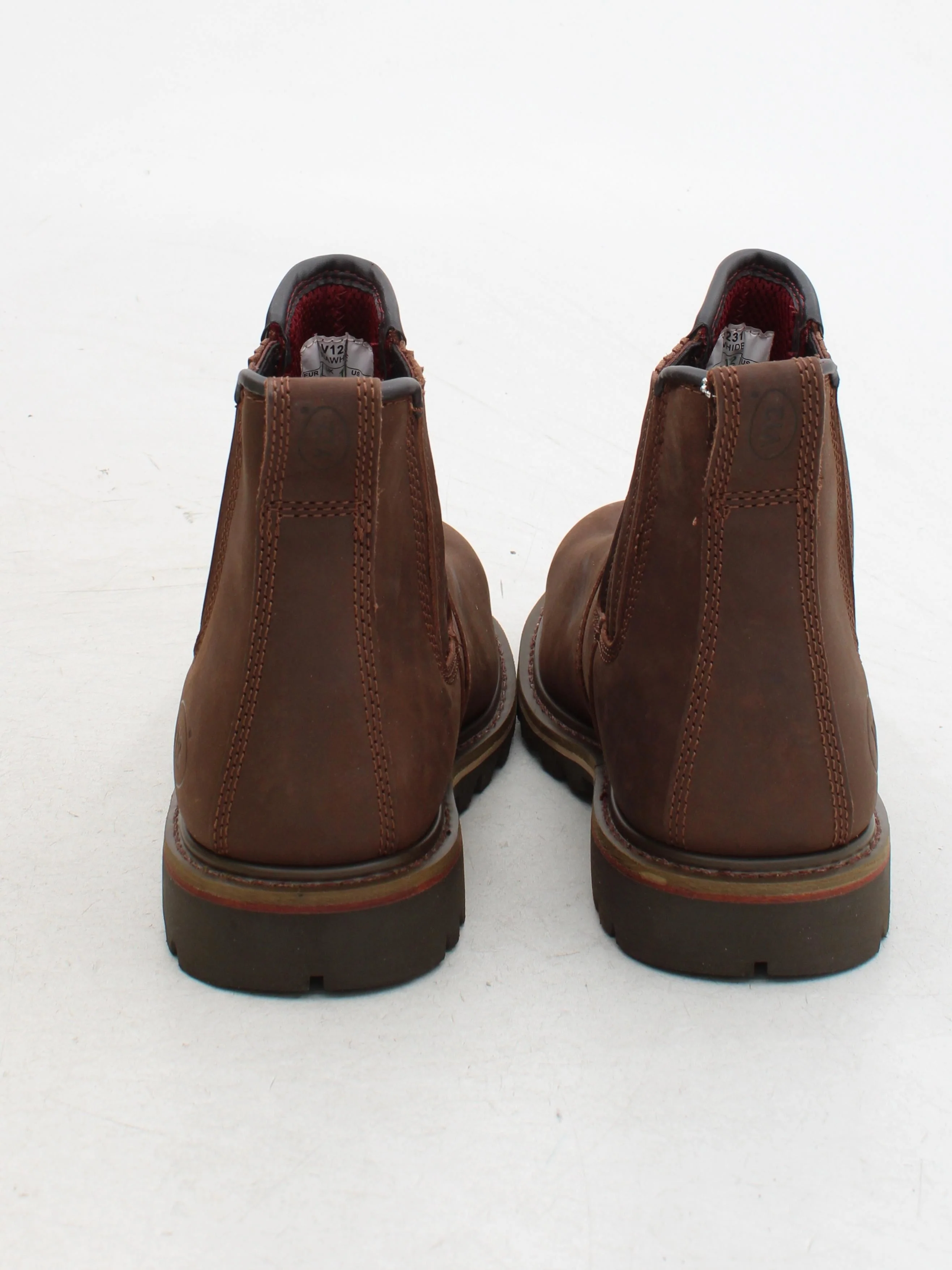 V12 Footwear Men's Boots UK 12 Brown 100% Leather Chelsea - Image 3