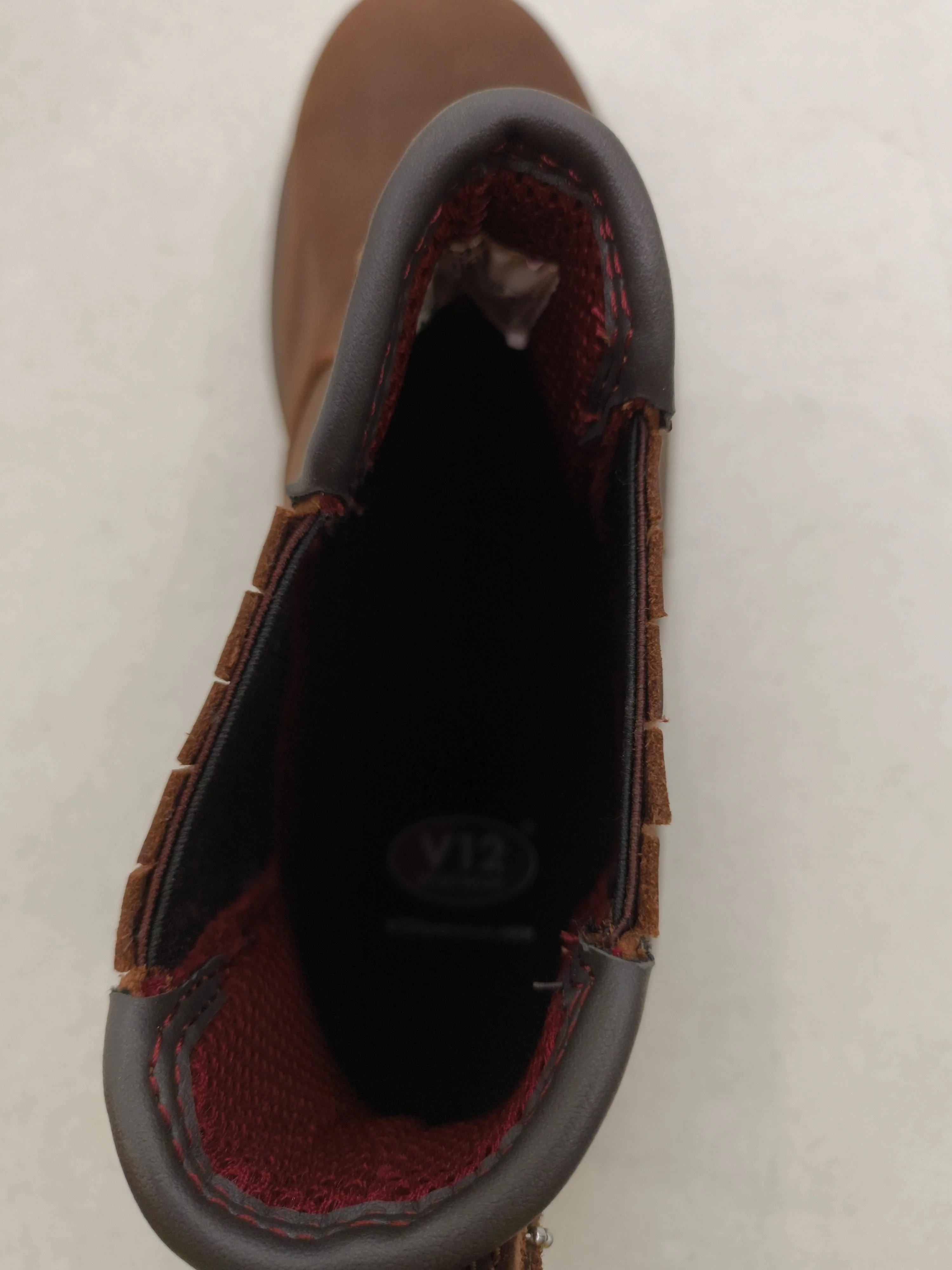 V12 Footwear Men's Boots UK 12 Brown 100% Leather Chelsea - Image 6