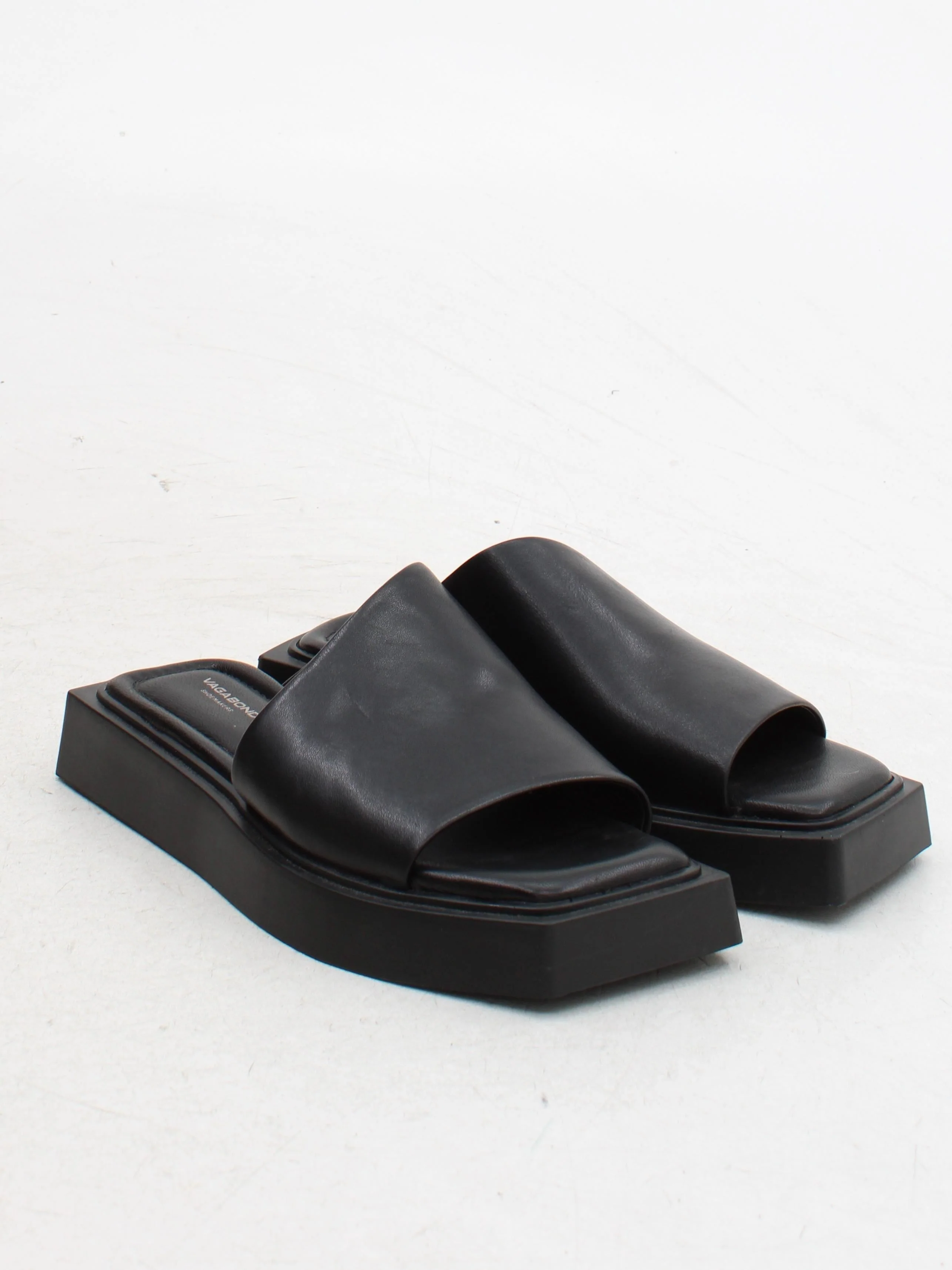 Vagabond Women's Sandals UK 5 Black Leather with Other Slider - Image 4