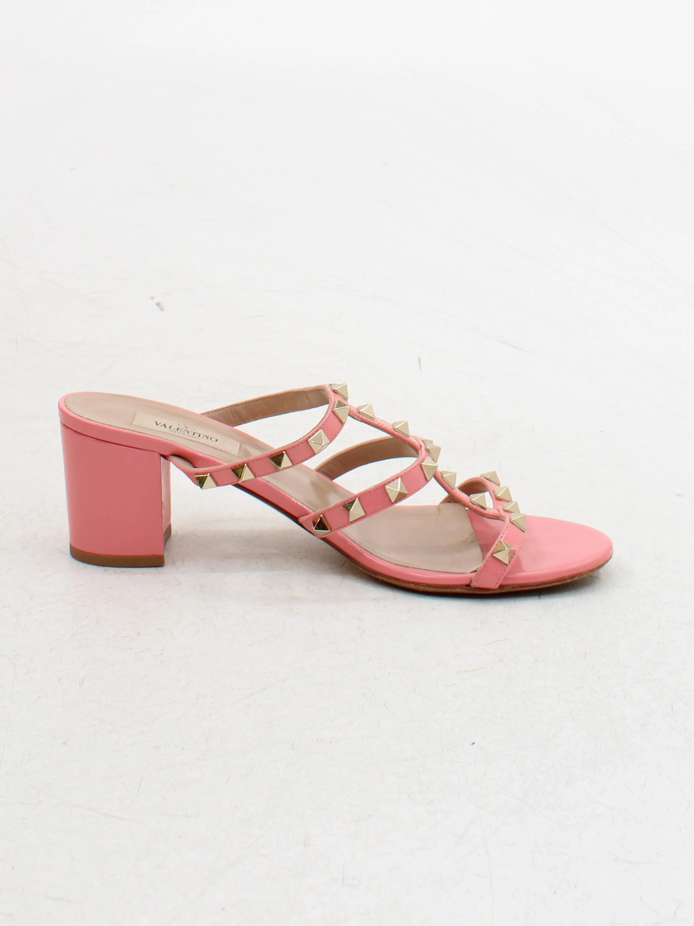 Valentino Women's Sandals UK 6 Pink 100% Leather Slider - Image 5