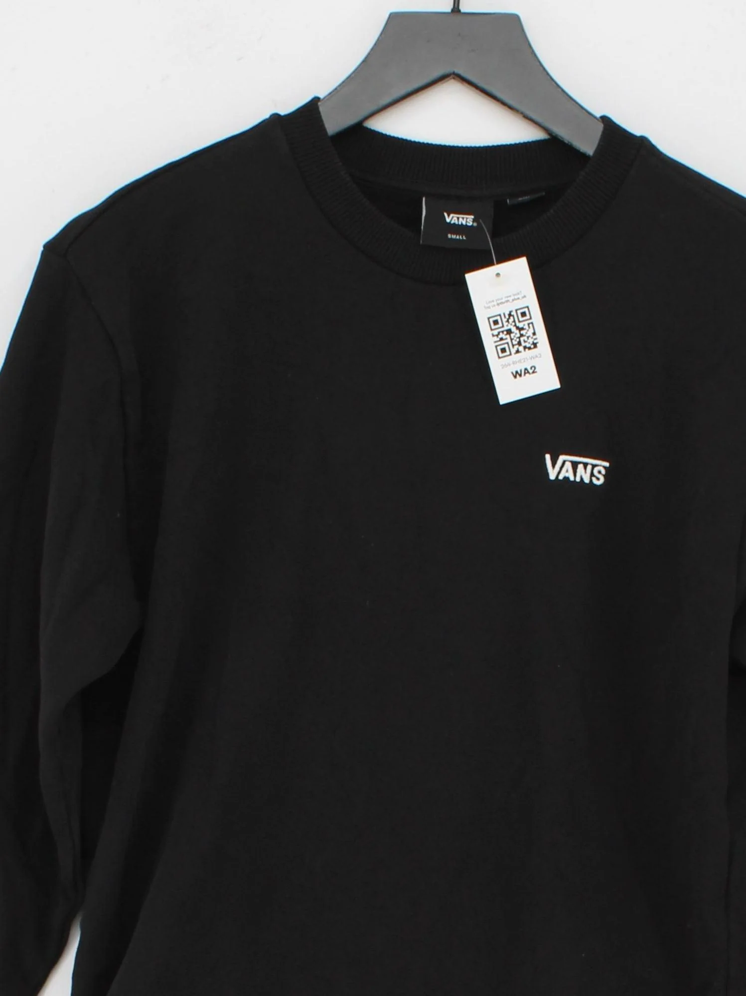 Vans Men's Hoodie S Black 100% Cotton Pullover - Image 3