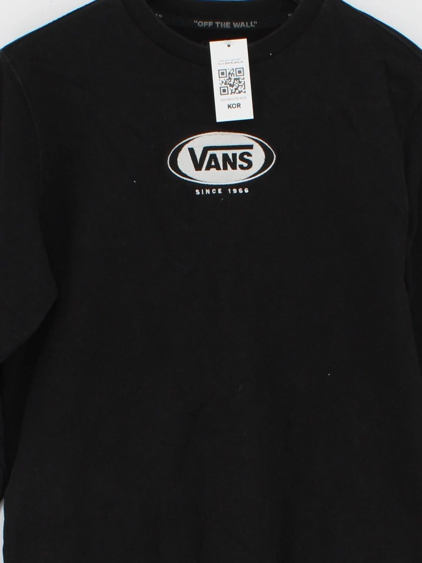 Vans Men's Hoodie S Black Graphic 100% Cotton Pullover - Image 3