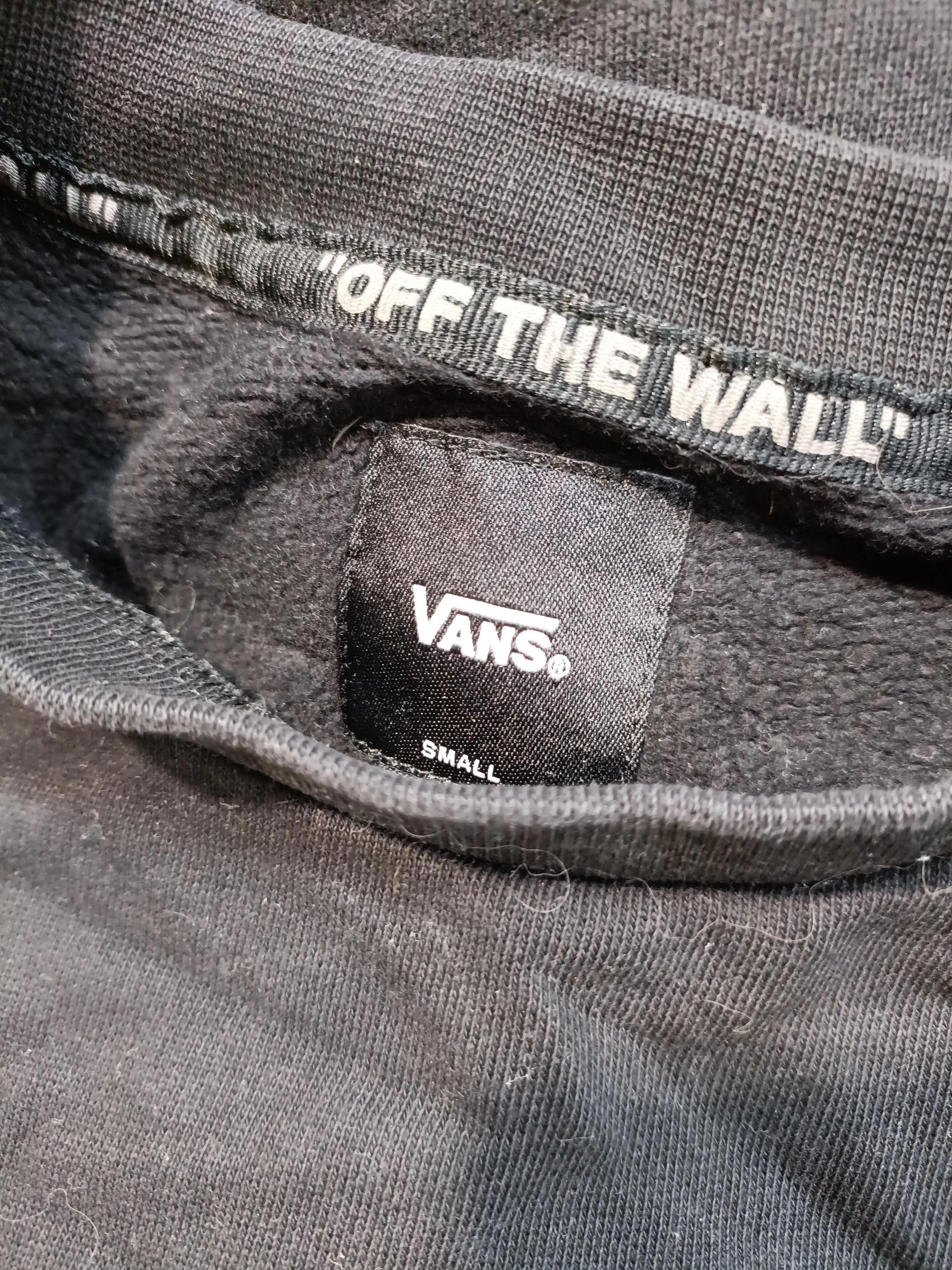 Vans Men's Hoodie S Black Graphic 100% Cotton Pullover - Image 5