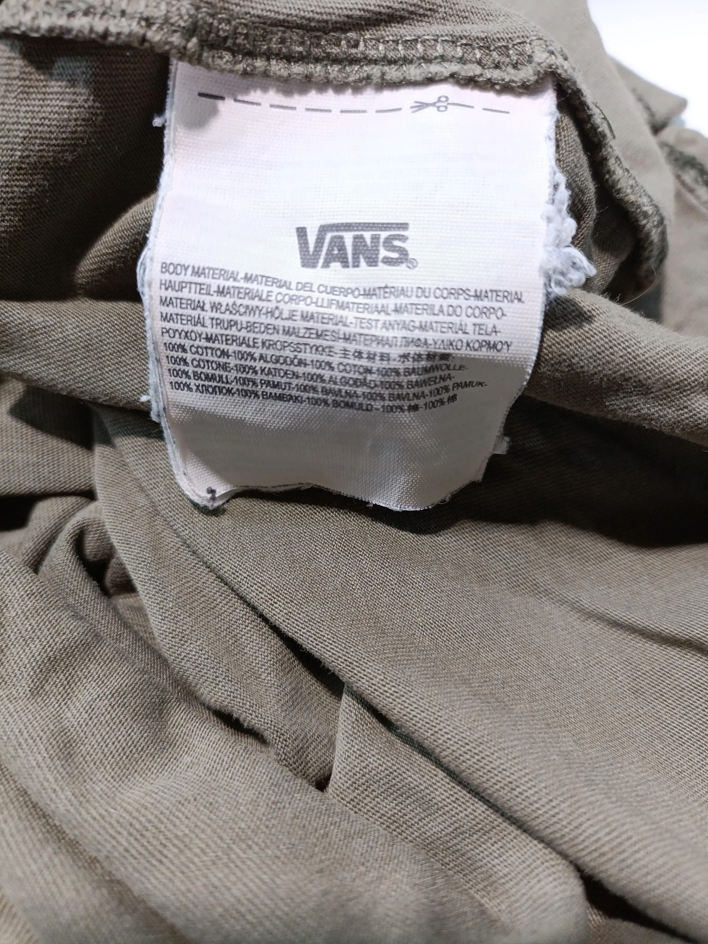 Vans Men's T-Shirt M Green Graphic 100% Cotton Basic - Image 7