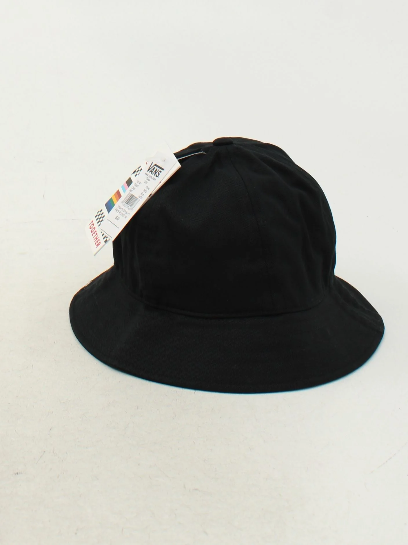 Vans Women's Hat M Black 100% Cotton Bucket Hat New with tags - Image 2