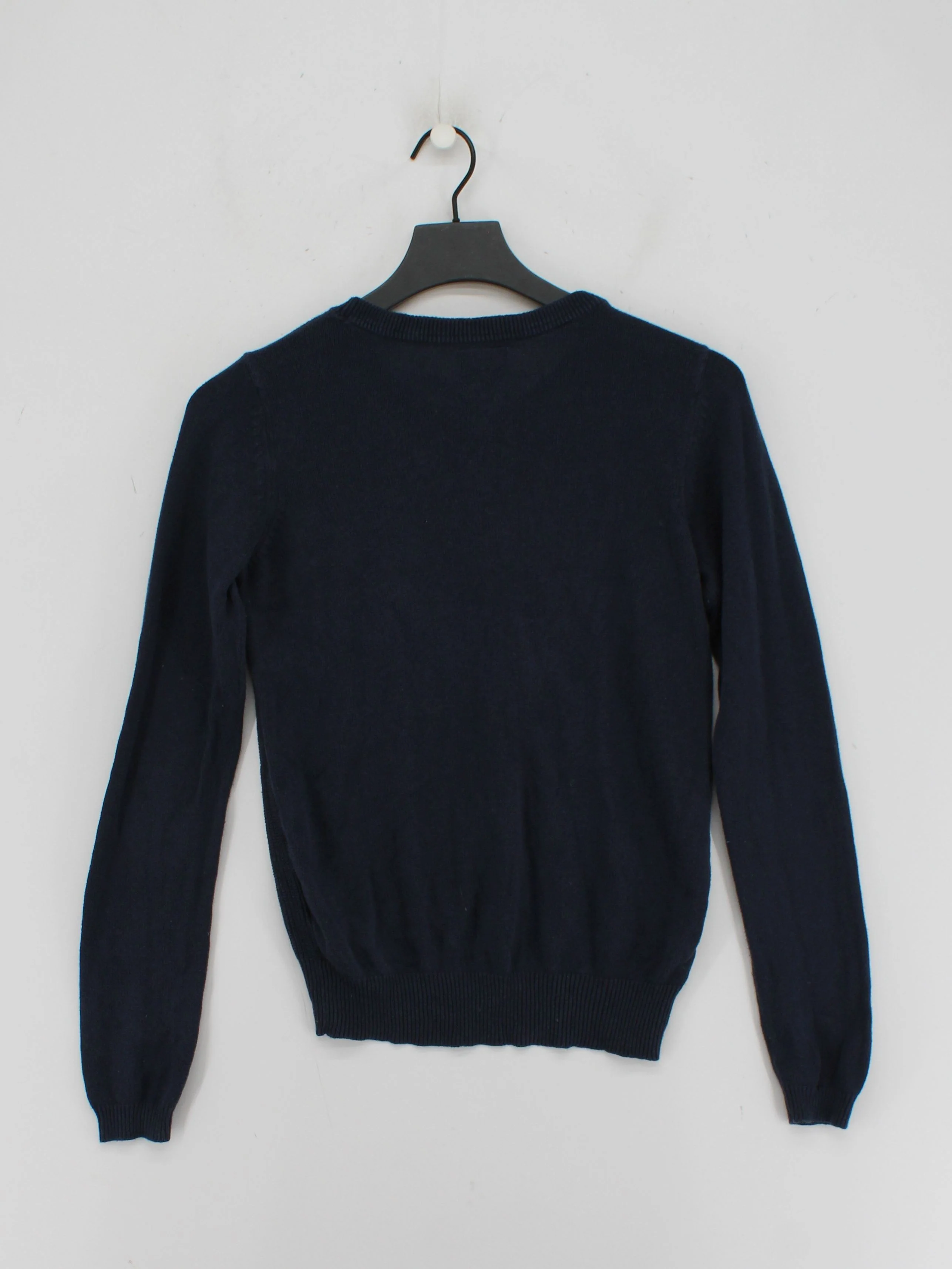 Vero Moda Men's Jumper S Blue Acrylic with Cotton Round Neck Pullover - Image 2