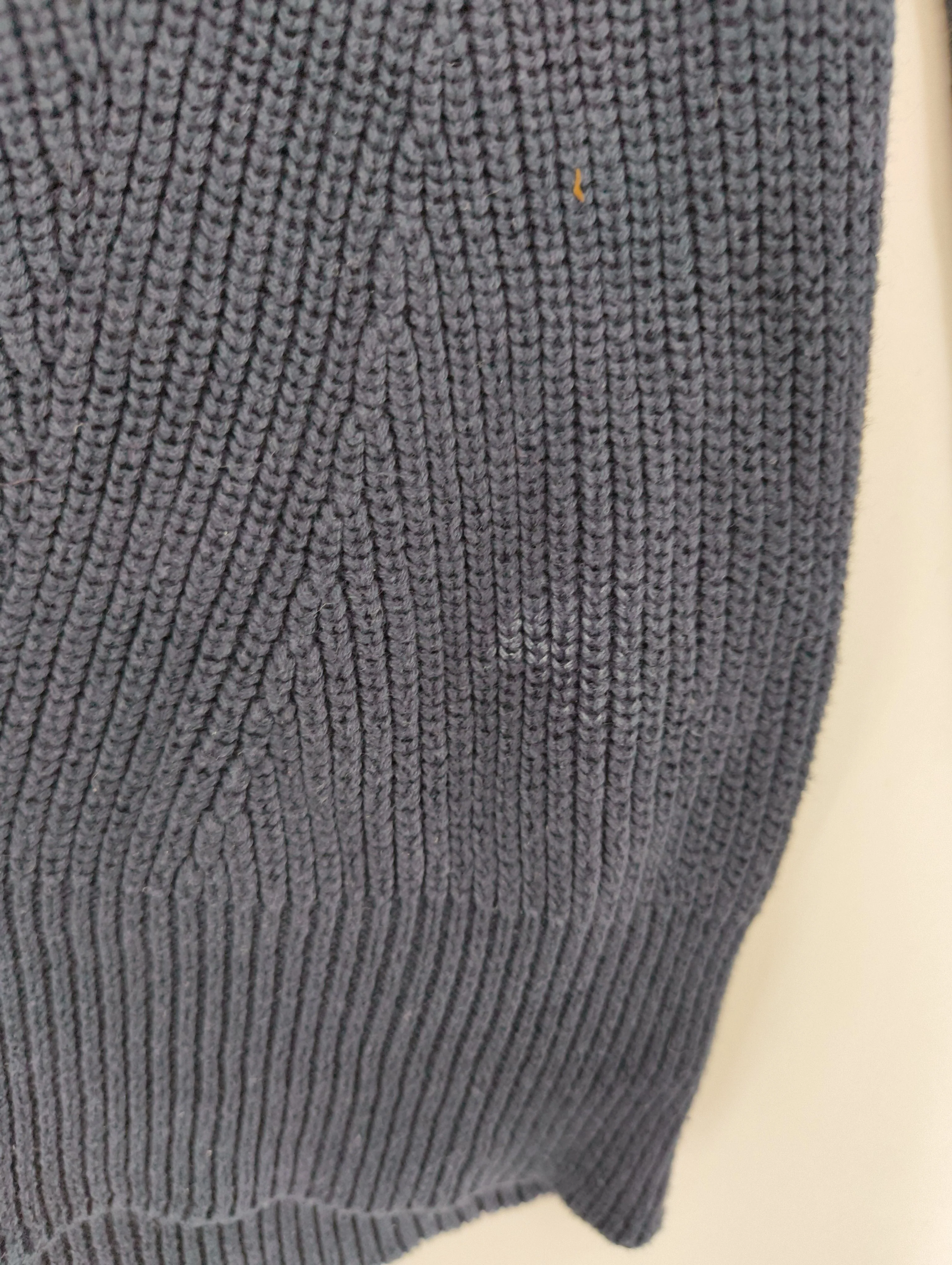 Vero Moda Men's Jumper S Blue Acrylic with Cotton Round Neck Pullover - Image 5
