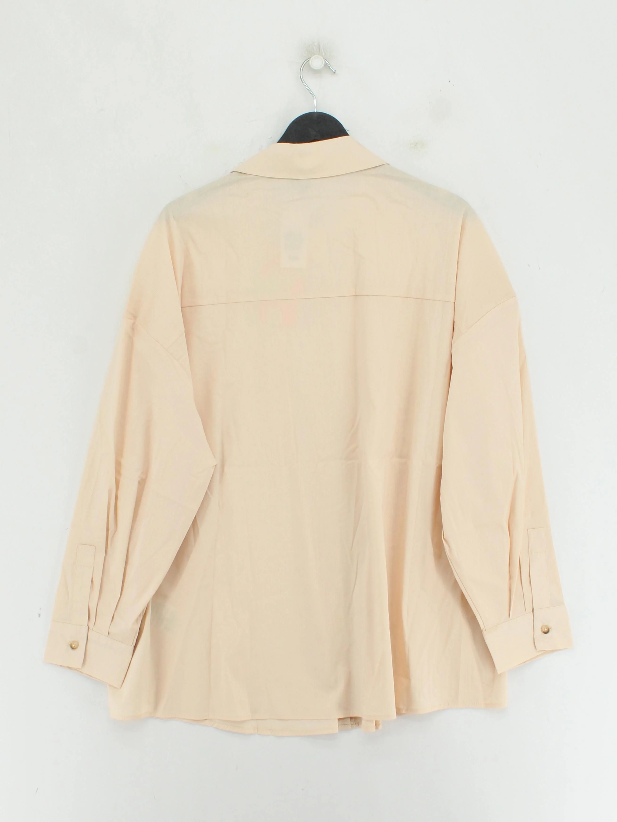 Vero Moda Women's Shirt UK 20 Cream Cotton with Polyamide Basic - Image 2