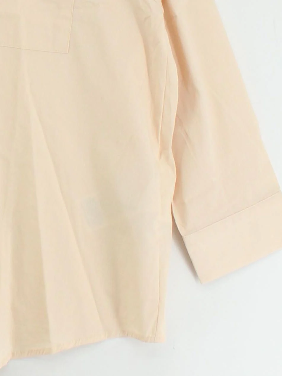 Vero Moda Women's Shirt UK 20 Cream Cotton with Polyamide Basic - Image 4