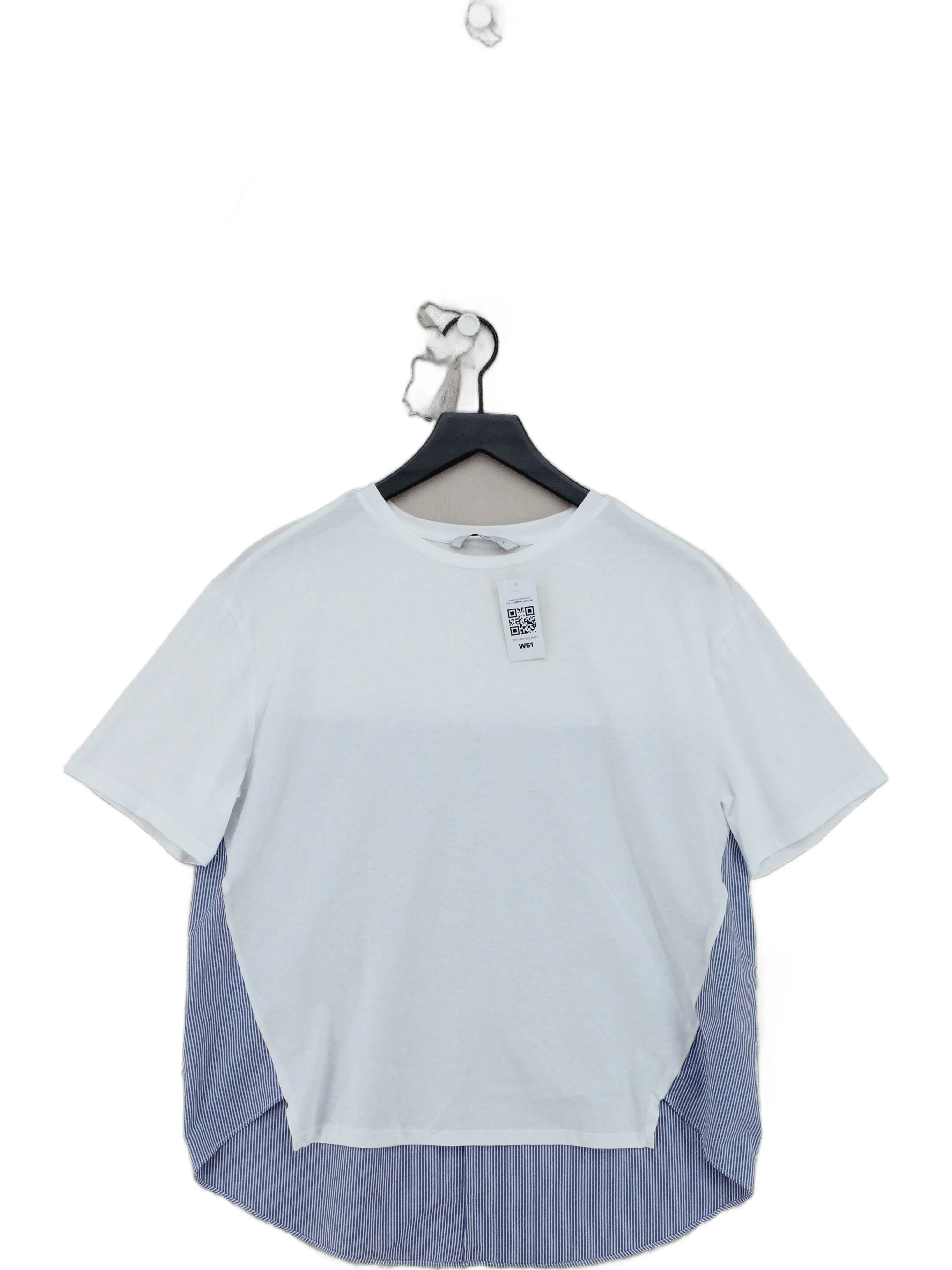 Vilanova Women's T-Shirt S White Cotton with Polyester Basic