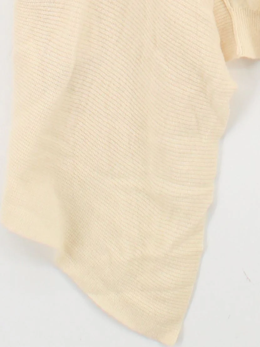 Vince Women's Cardigan XS Cream Wool with Cashmere V-Neck Cardigan - Image 4