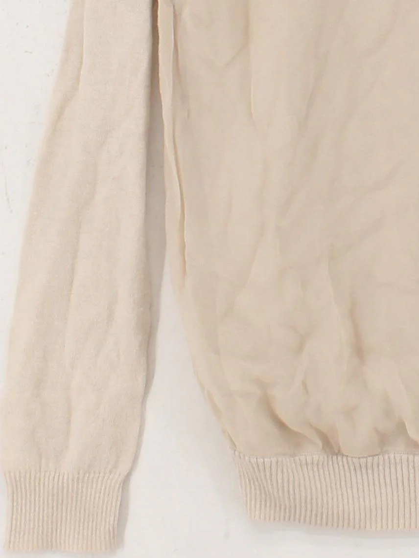 Vince Women's Jumper XS Cream Wool with Cashmere, Silk Crew Neck Pullover - Image 4